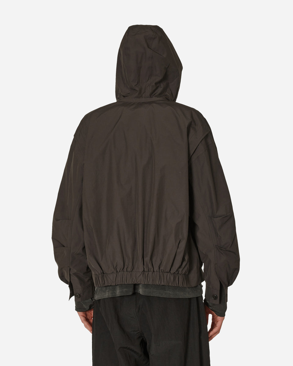 Cotton Nylon Volume Jacket Charcoal