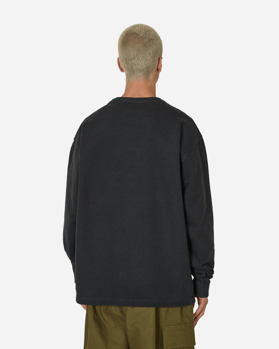 Acne Studios Logo Crewneck Sweatshirt Black - Slam Jam® Official Store