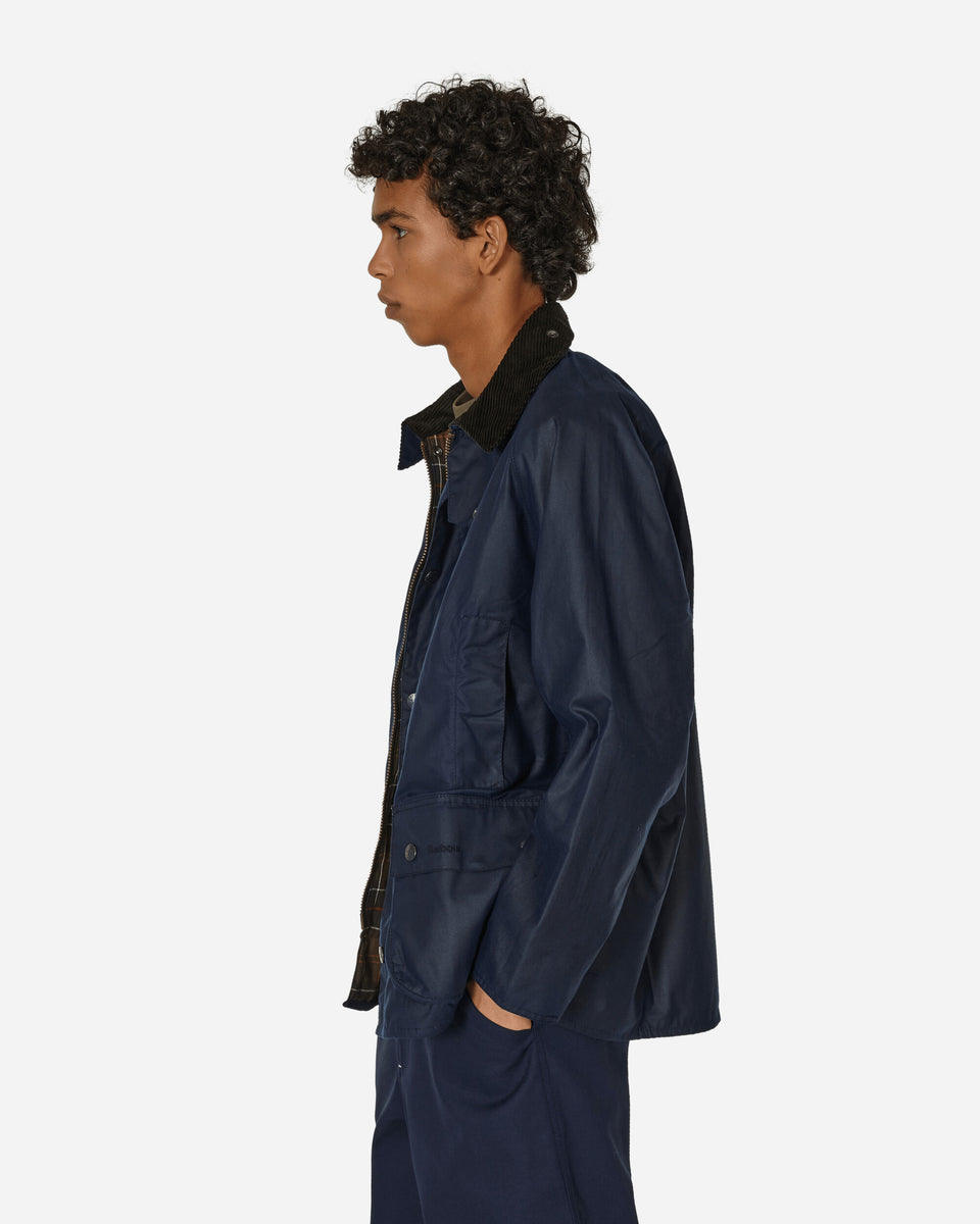 Barbour Maison Kitsuné Beaufort Jacket Wax Indigo - Slam Jam