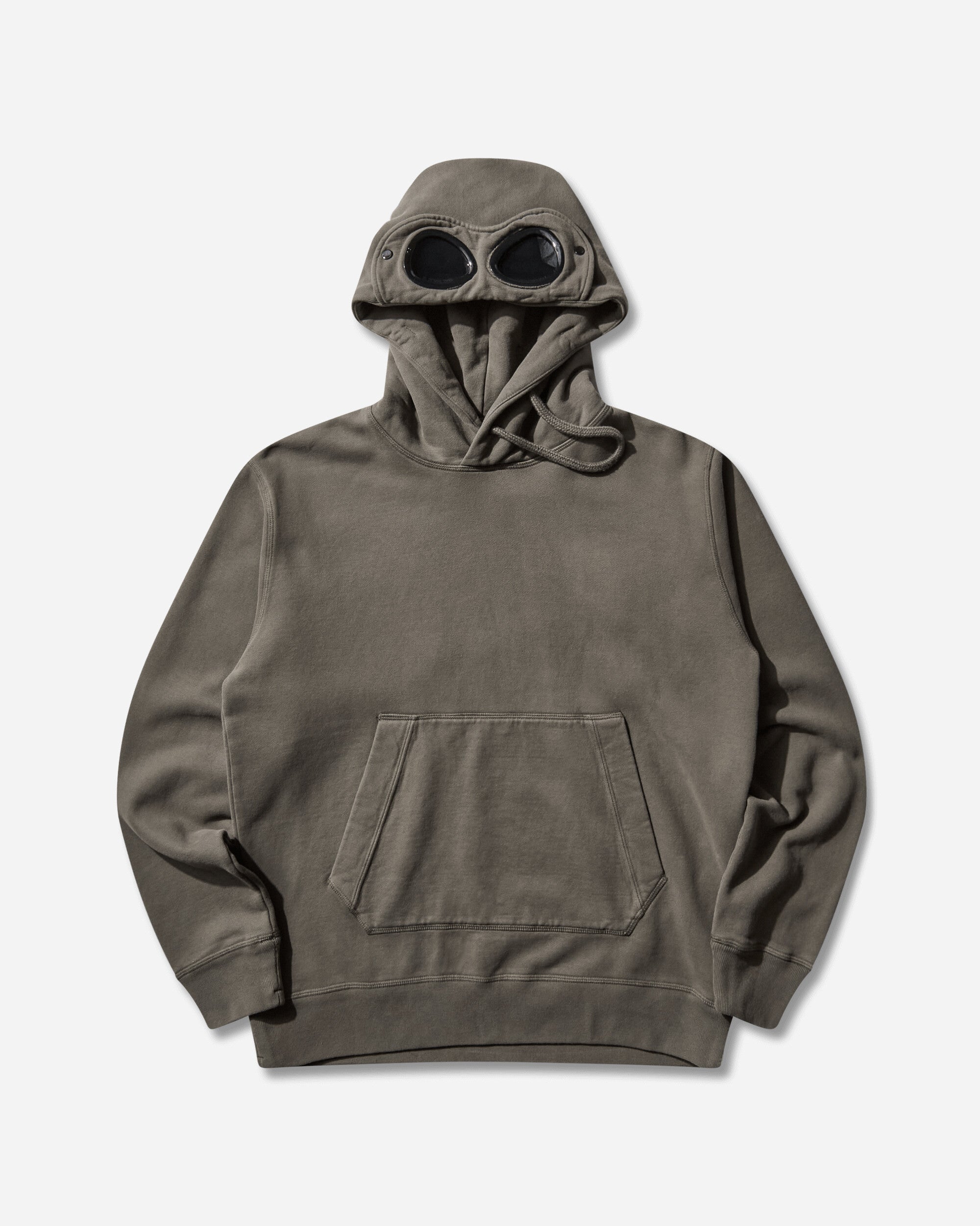 cp company goggle hoodie Slam Jam Diagonal Fleece Brushed Goggle Hoodie Black