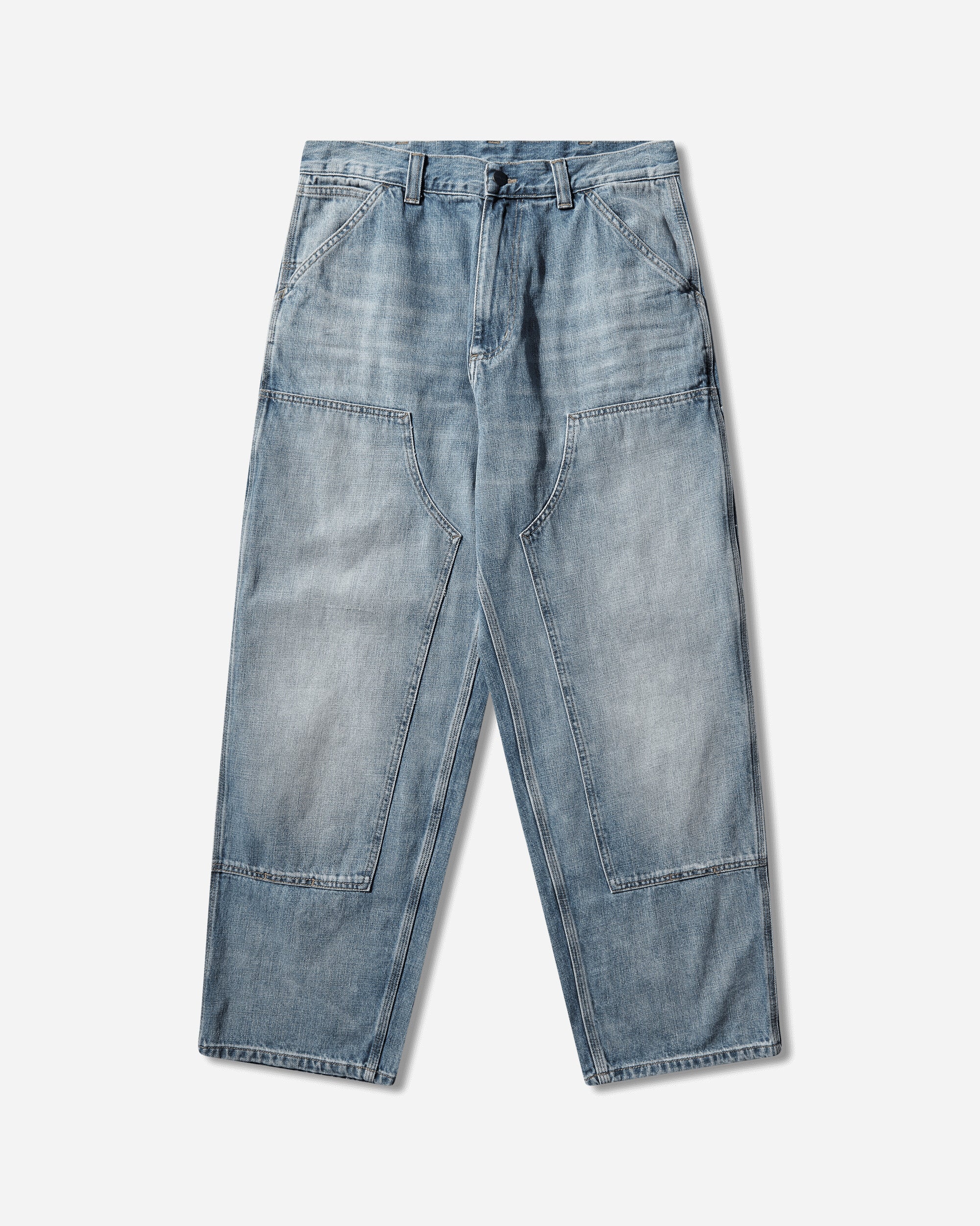 Men's OG Double Knee Pants Blue (Burst Washed) – Slam Jam®