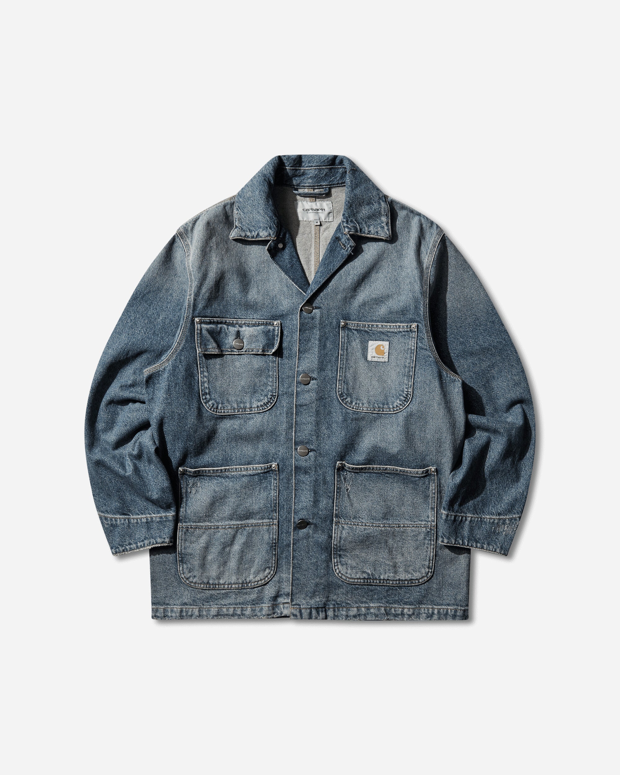 Men's Aden Chore Coat Blue (Grind Washed) – Slam Jam®