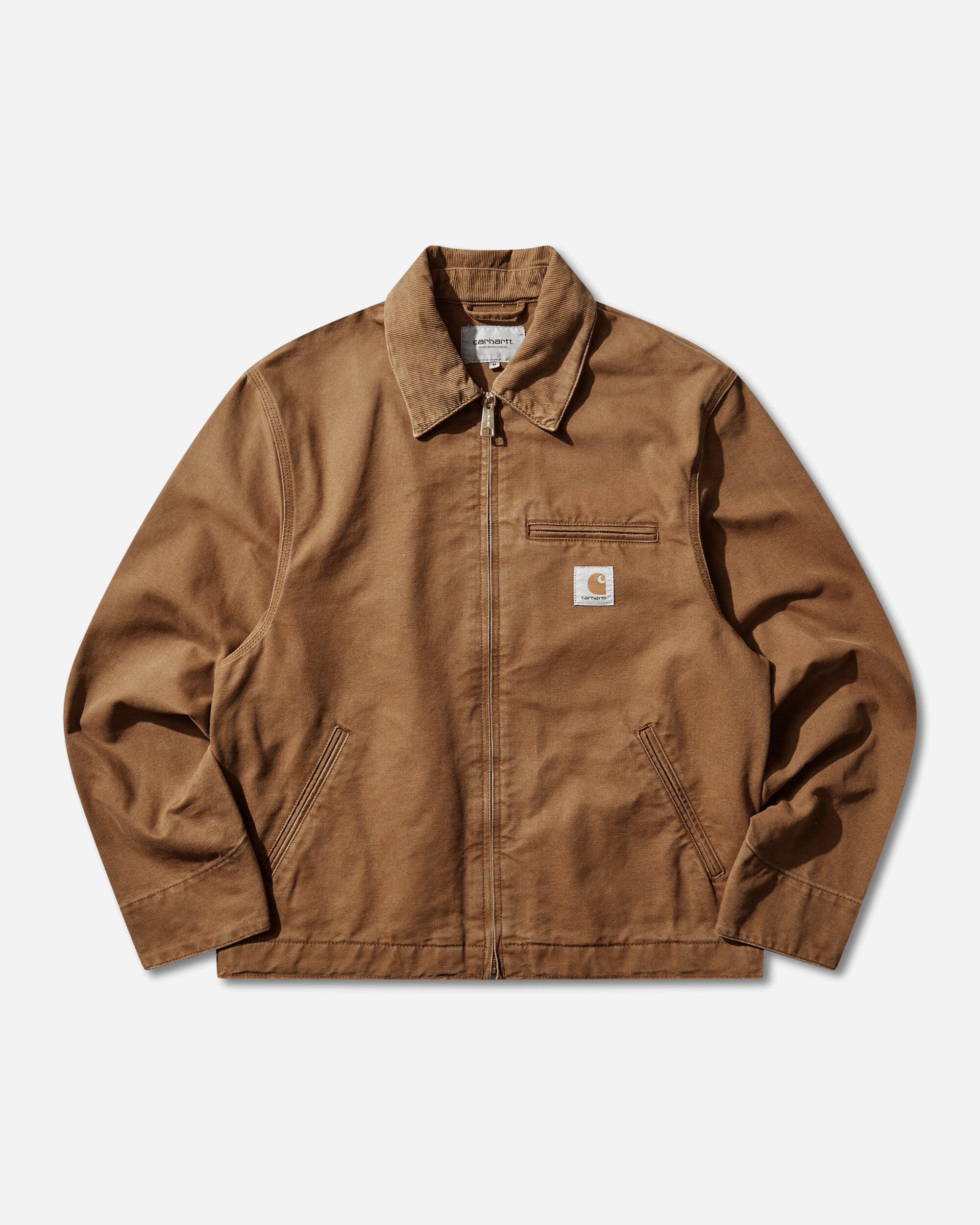 Carhartt WIP Detroit Jacket ブラウン M Men's Detroit Jacket Hamilton Brown (Rinsed) – Slam Jam®