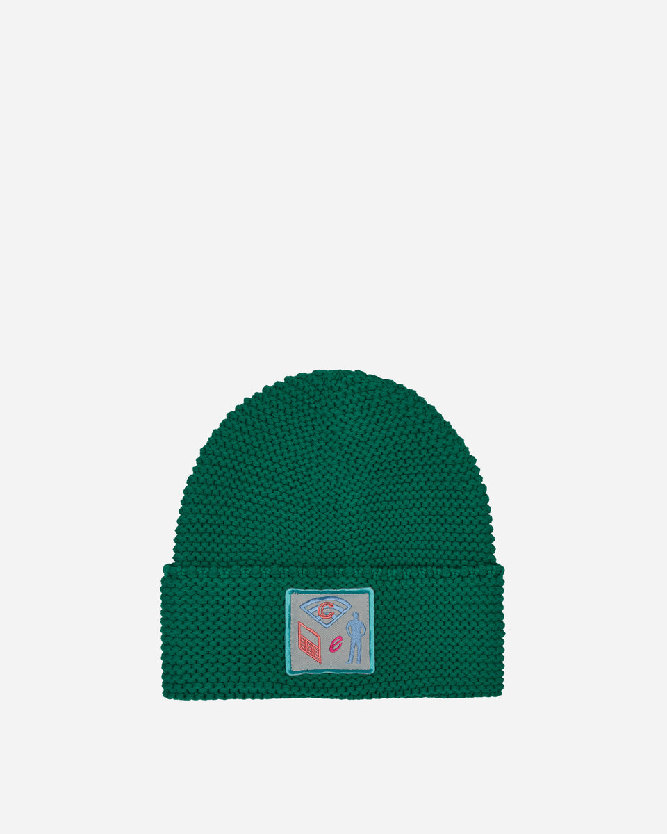 Cav Empt Poly Knit Cap Green Slam Jam Official Store