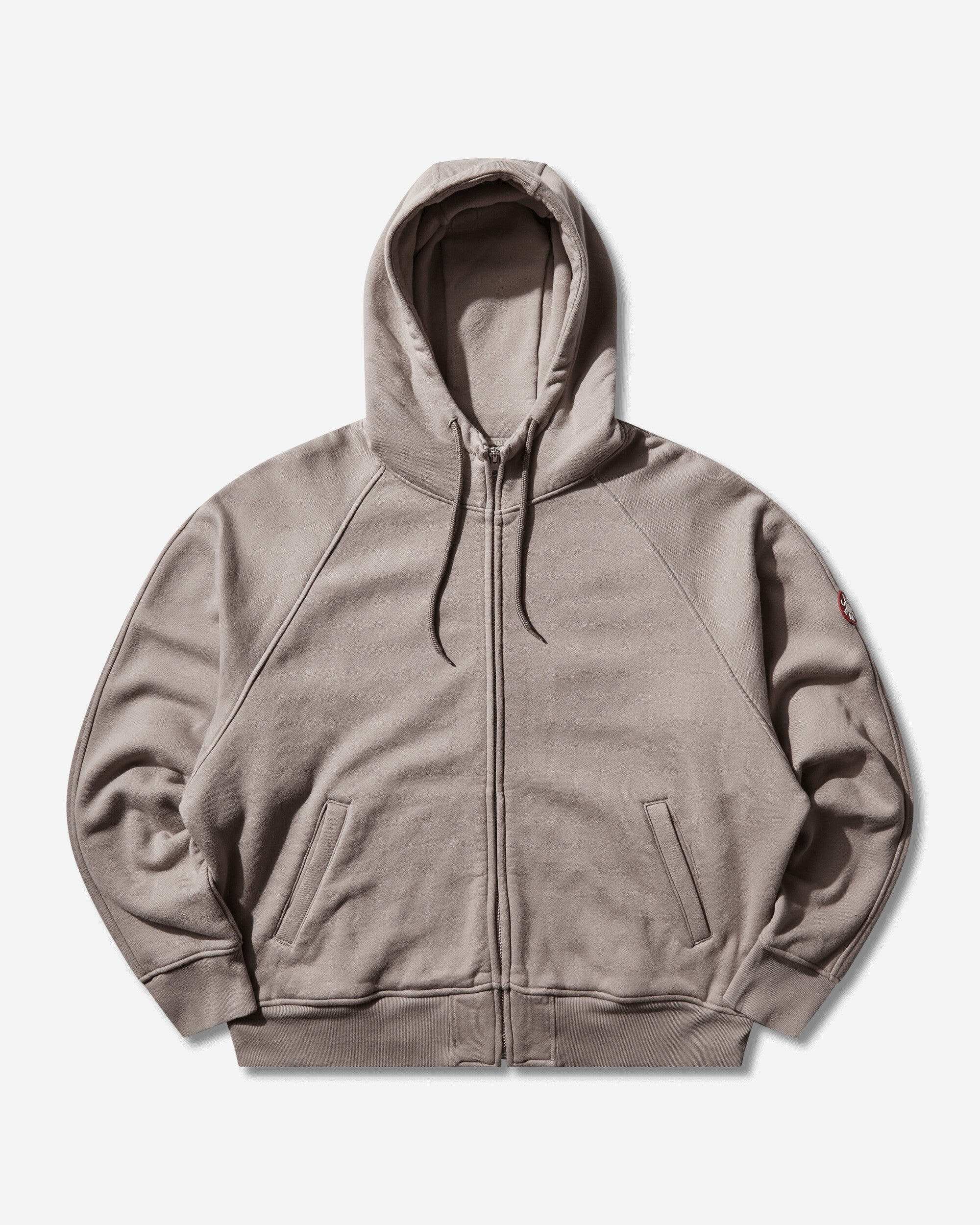 トップス C.E SOLID HEAVY HOODY Men's Solid Big Heavy Zip Hoodie Beige – Slam Jam®