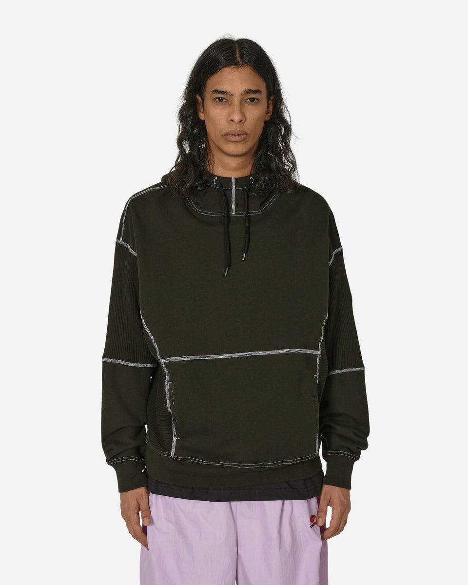 Cav Empt Wide Rib Cut Heavy Hooded Sweatshirt Black Slam Jam