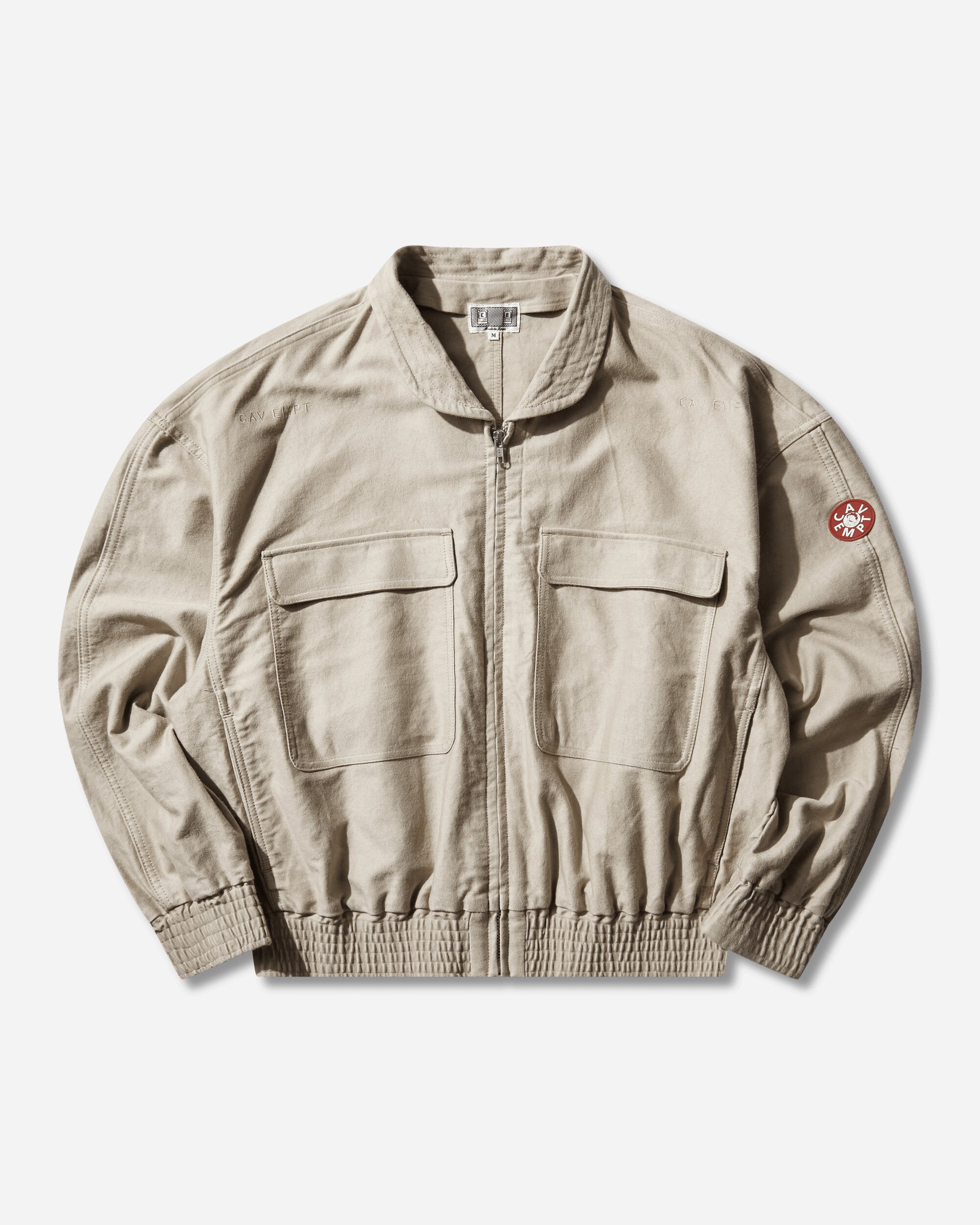 Men's Casual Zip Short Jacket Beige – Slam Jam®
