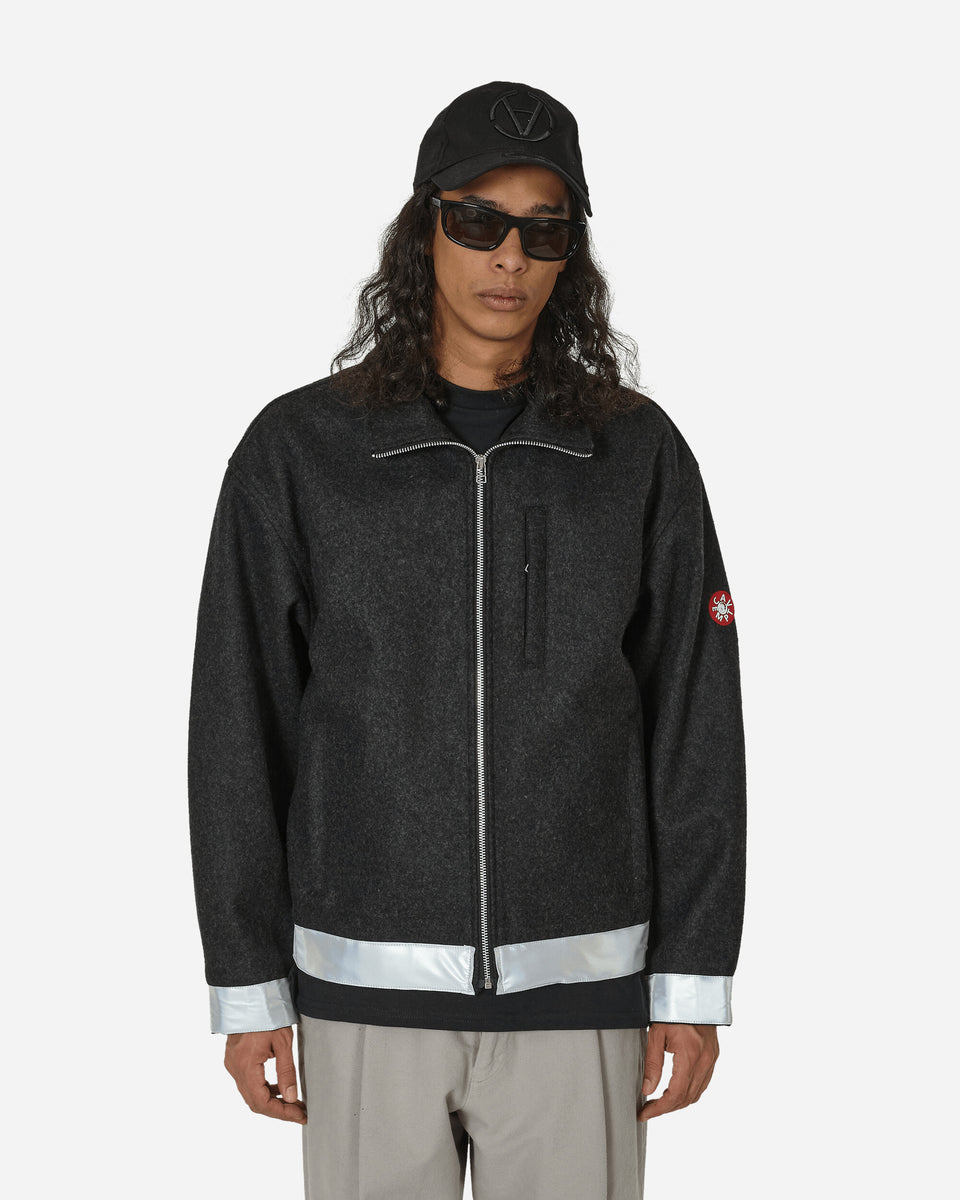 Cav Empt Reflect Wool Zip Jacket Charcoal Slam Jam Official Store