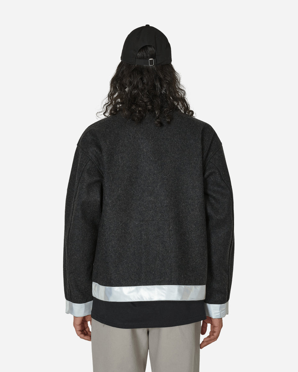 Cav Empt Reflect Wool Zip Jacket Charcoal Slam Jam Official Store