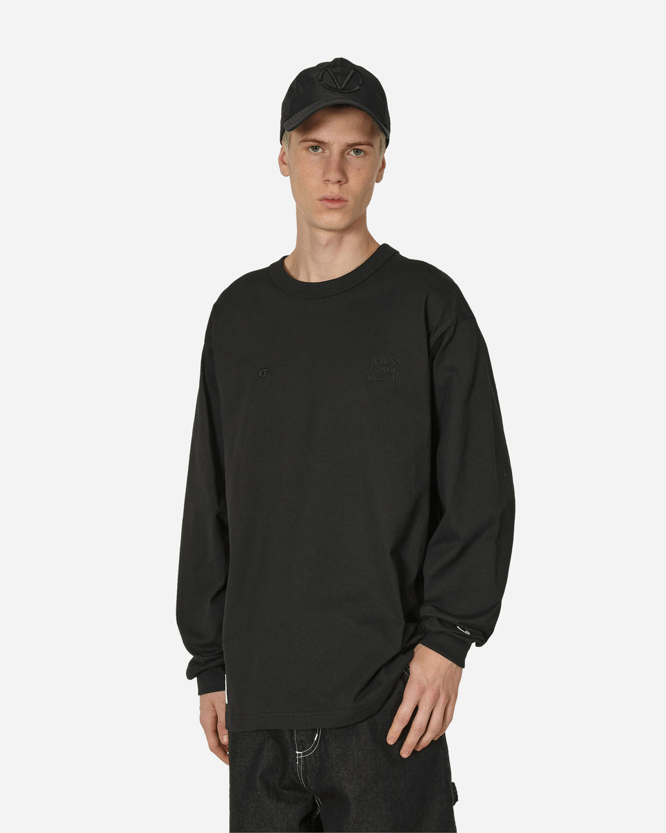 Champion WTAPS Academy Longsleeve T-Shirt Black - Slam Jam