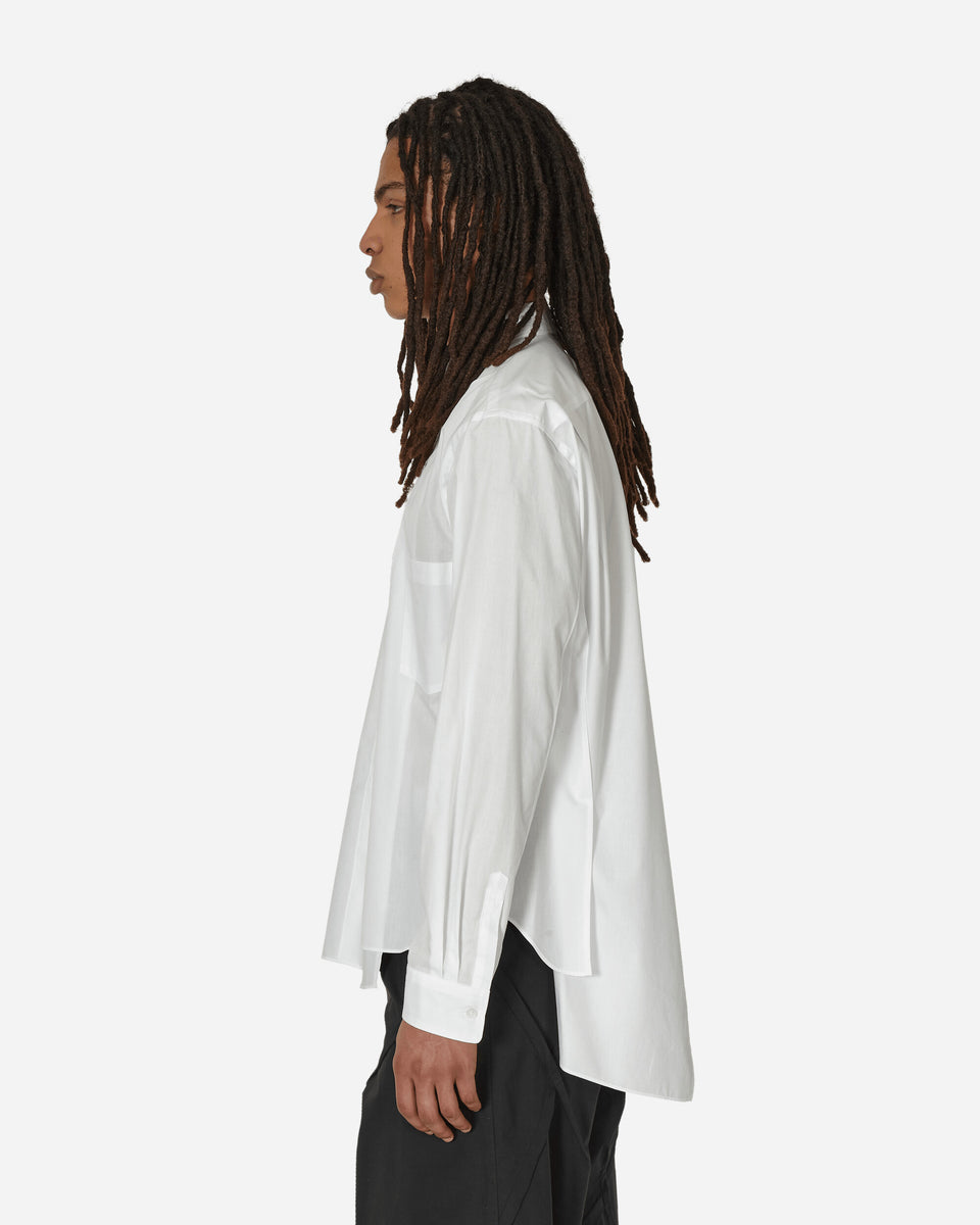 Cut-Out Longsleeve Shirt White