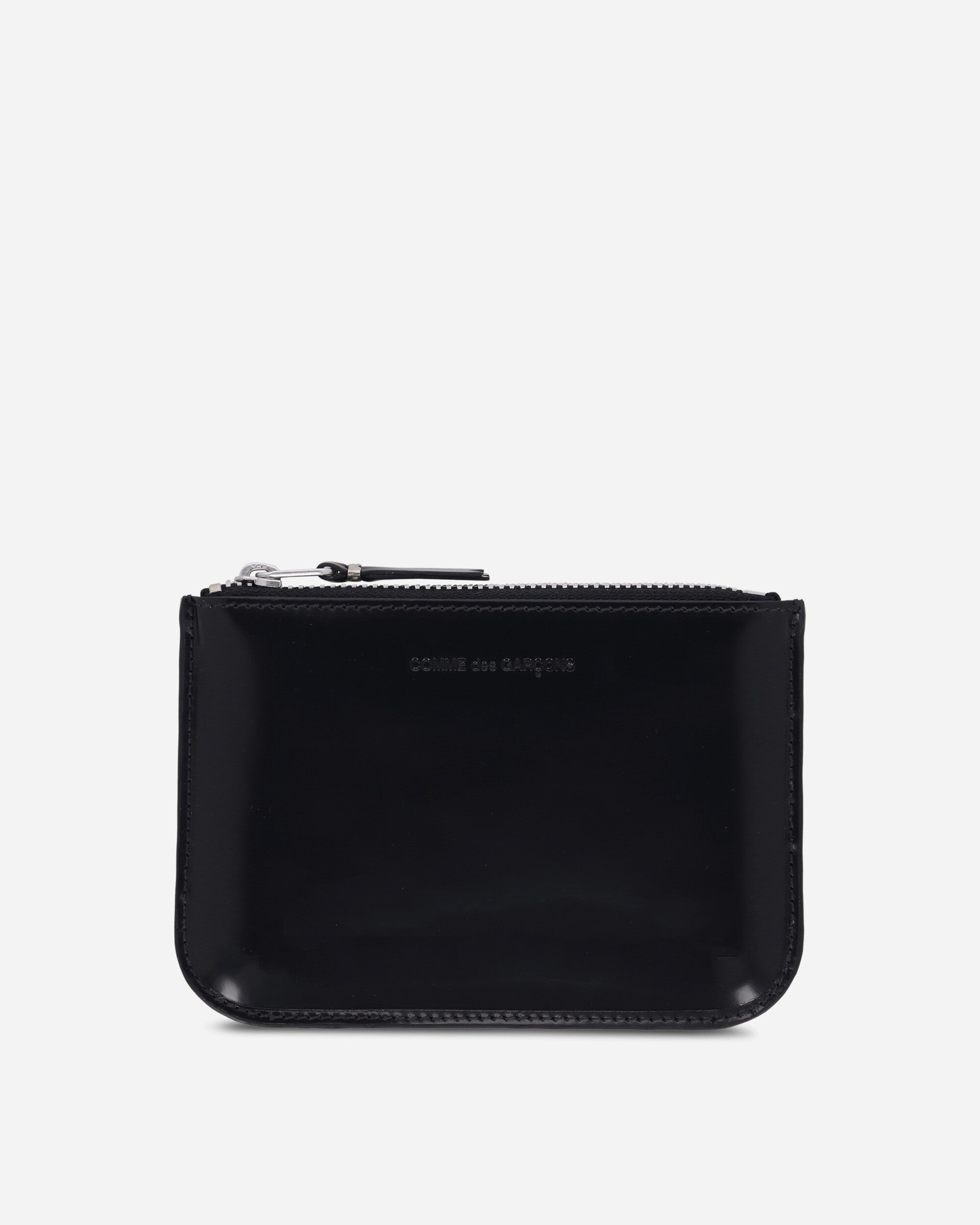 小物 Wallet COMME des GARCONS MIRROR INSIDE Mirror Inside Zip Pouch Black / Silver – Slam Jam®