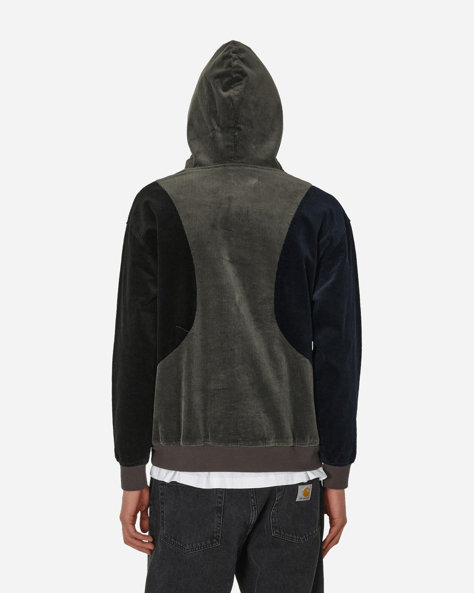 Dime Wave Corduroy Hoodie Charcoal - Slam Jam® Official Store