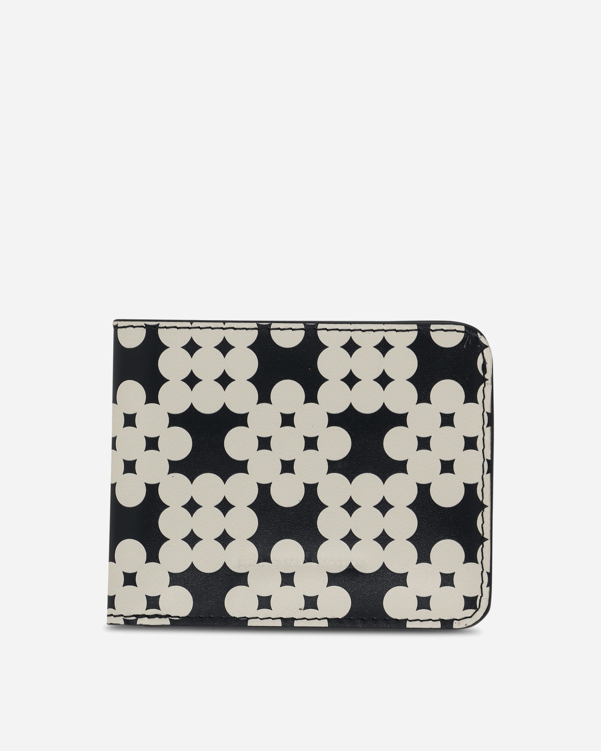 Printed Leather Wallet Ecru – Slam Jam®