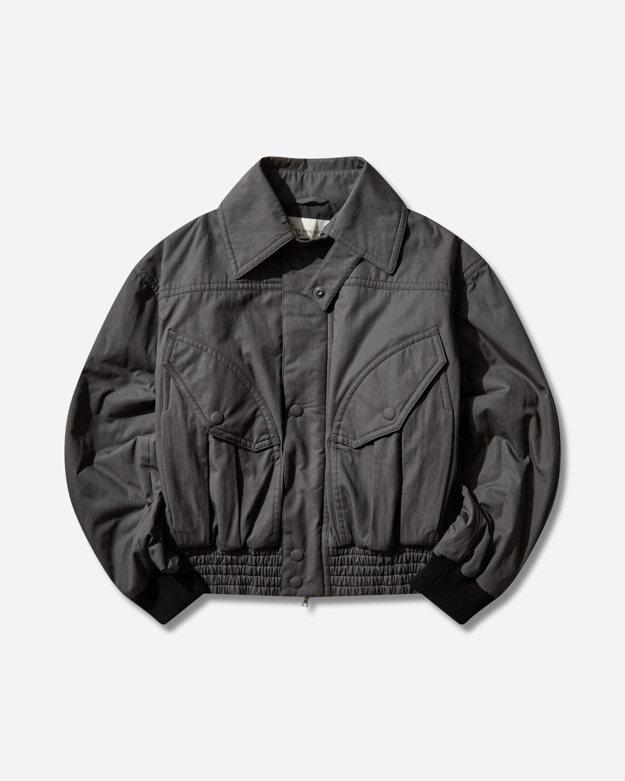 Men's Overdyed Cotton Bomber Jacket Dark Grey – Slam Jam®