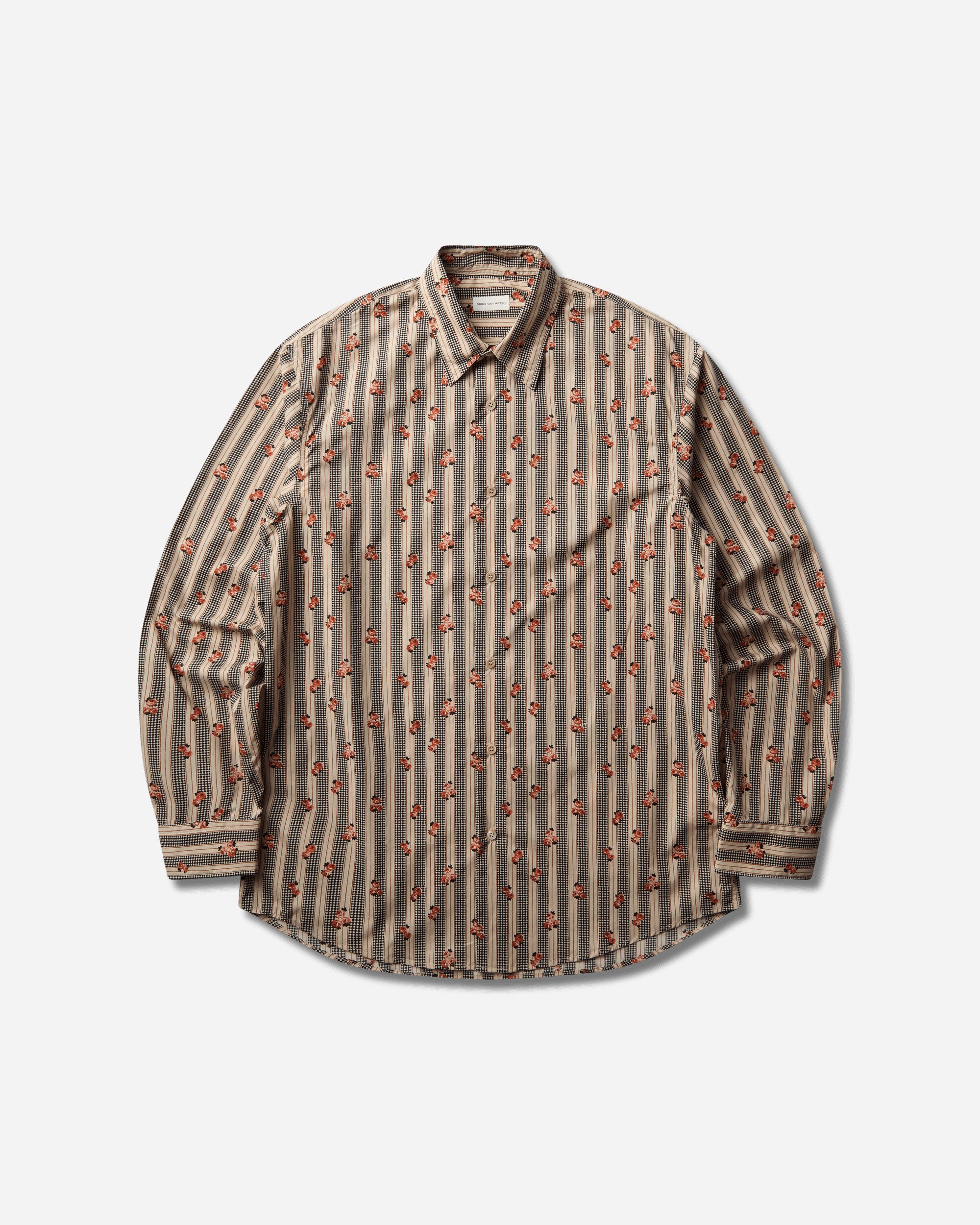 Men's Printed Cotton Shirt Beige – Slam Jam®