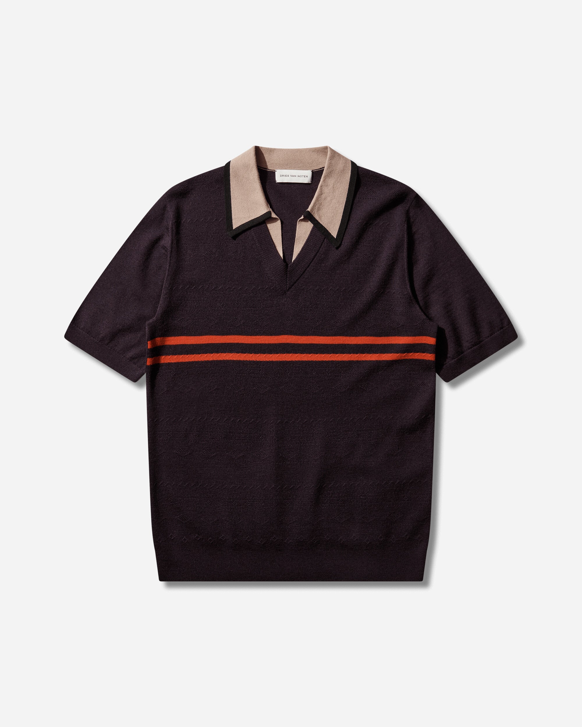 Men's Merino Wool Polo Shirt Dark Purple – Slam Jam®