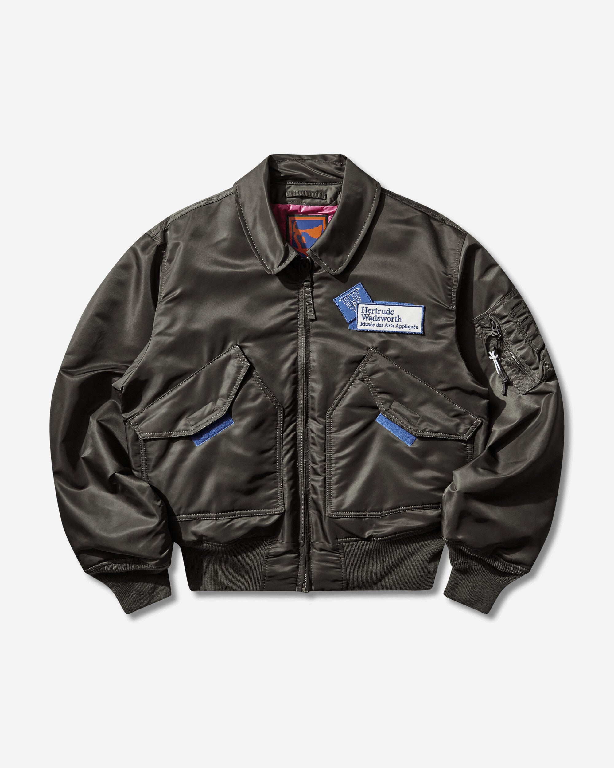 Alpha Industries CWU-45 Bomber Jacket Rep Grey – Slam Jam®