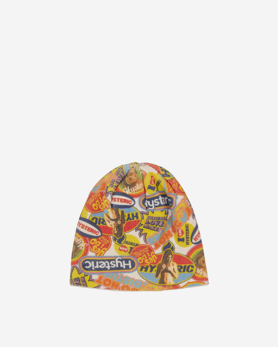 Hysteric Glamour Typical Hysteric Beanie Multicolor - Slam Jam