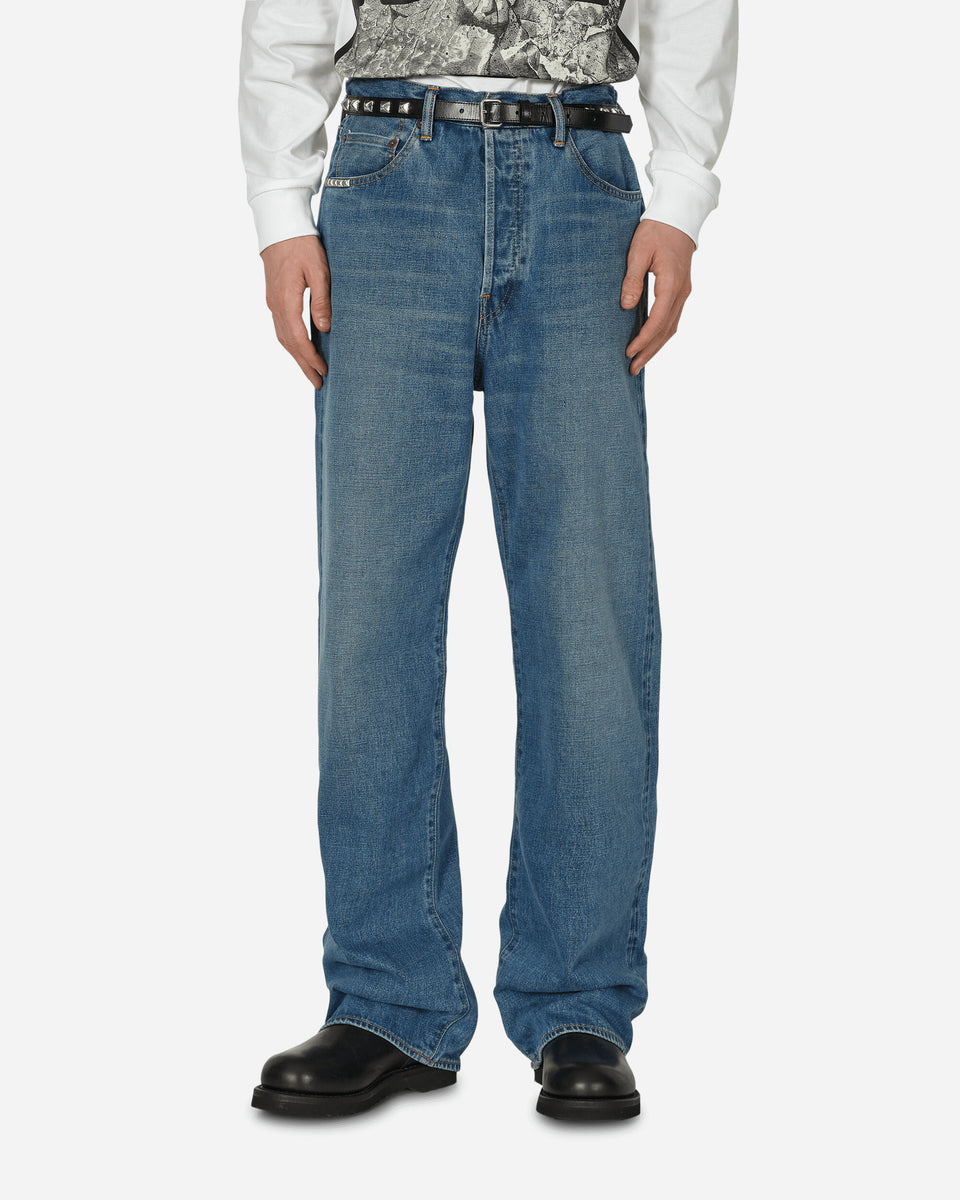 Studded Denim Jeans Indigo