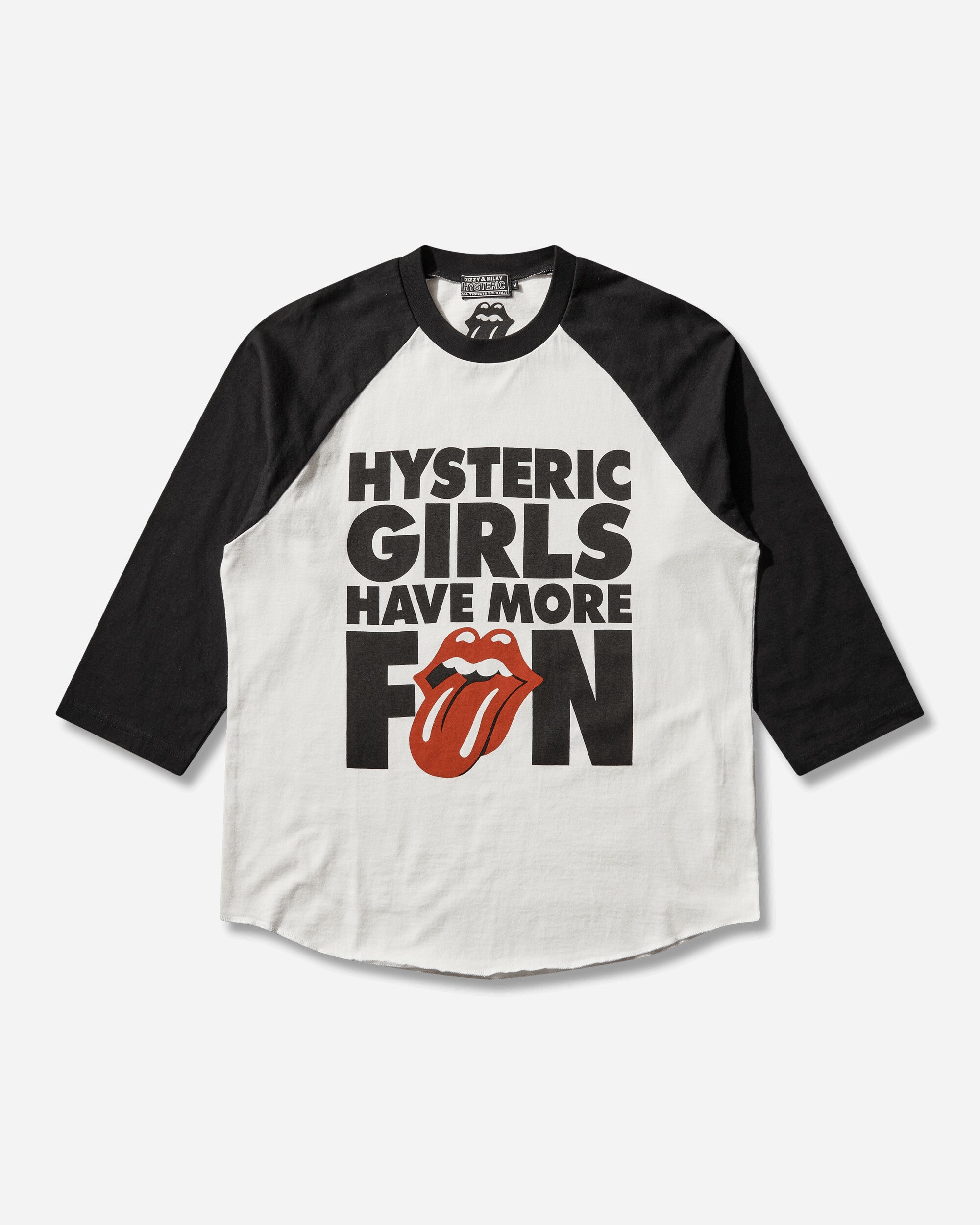 Men's The Rolling Stones Have More Fun 3/4 Sleeve T-Shirt White
