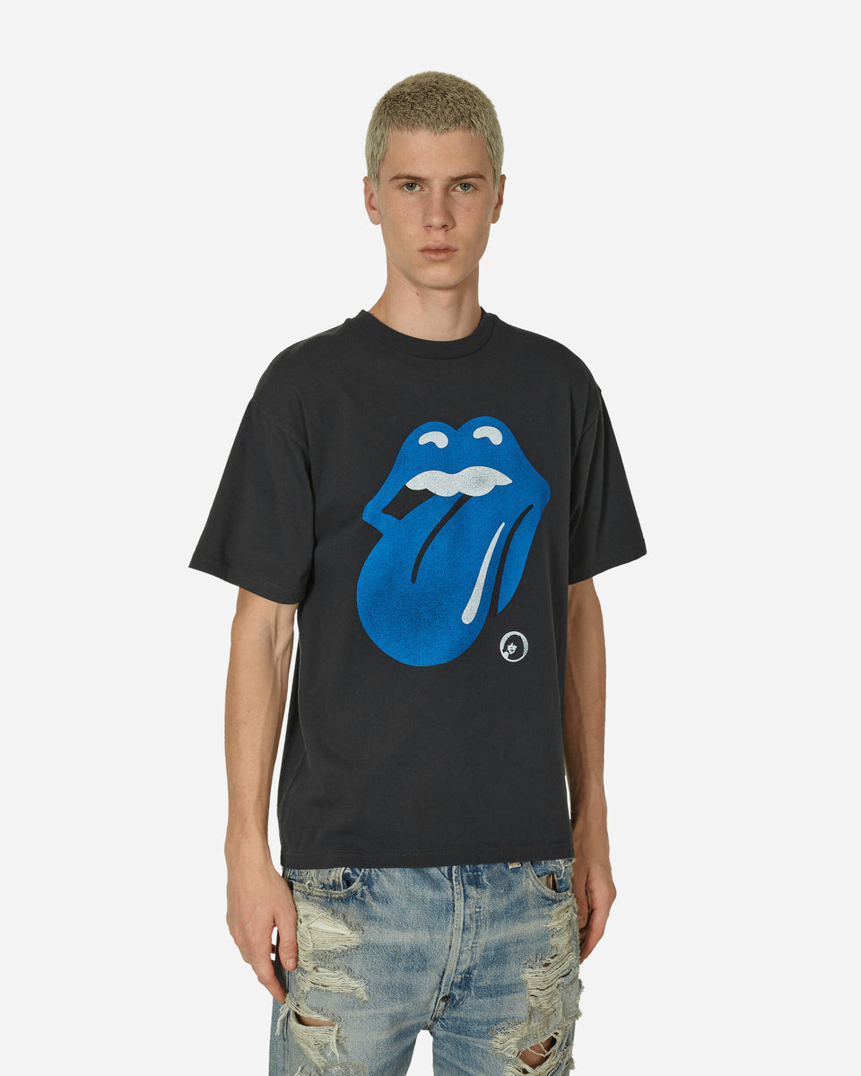 Hysteric Glamour The Rolling Stones Circle Head & Blue Tongue T