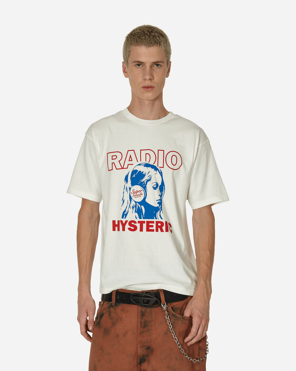 Hysteric Glamour Hysteric Radio T-shirt White - Slam Jam® Official