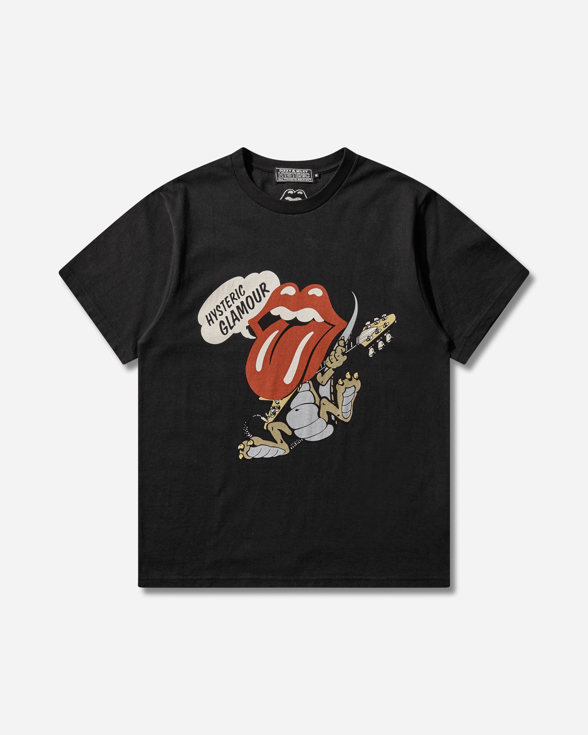 T-shirt Homme The Rolling Stones – Noir, Taille L, 100% Coton, Imprimé Graphique