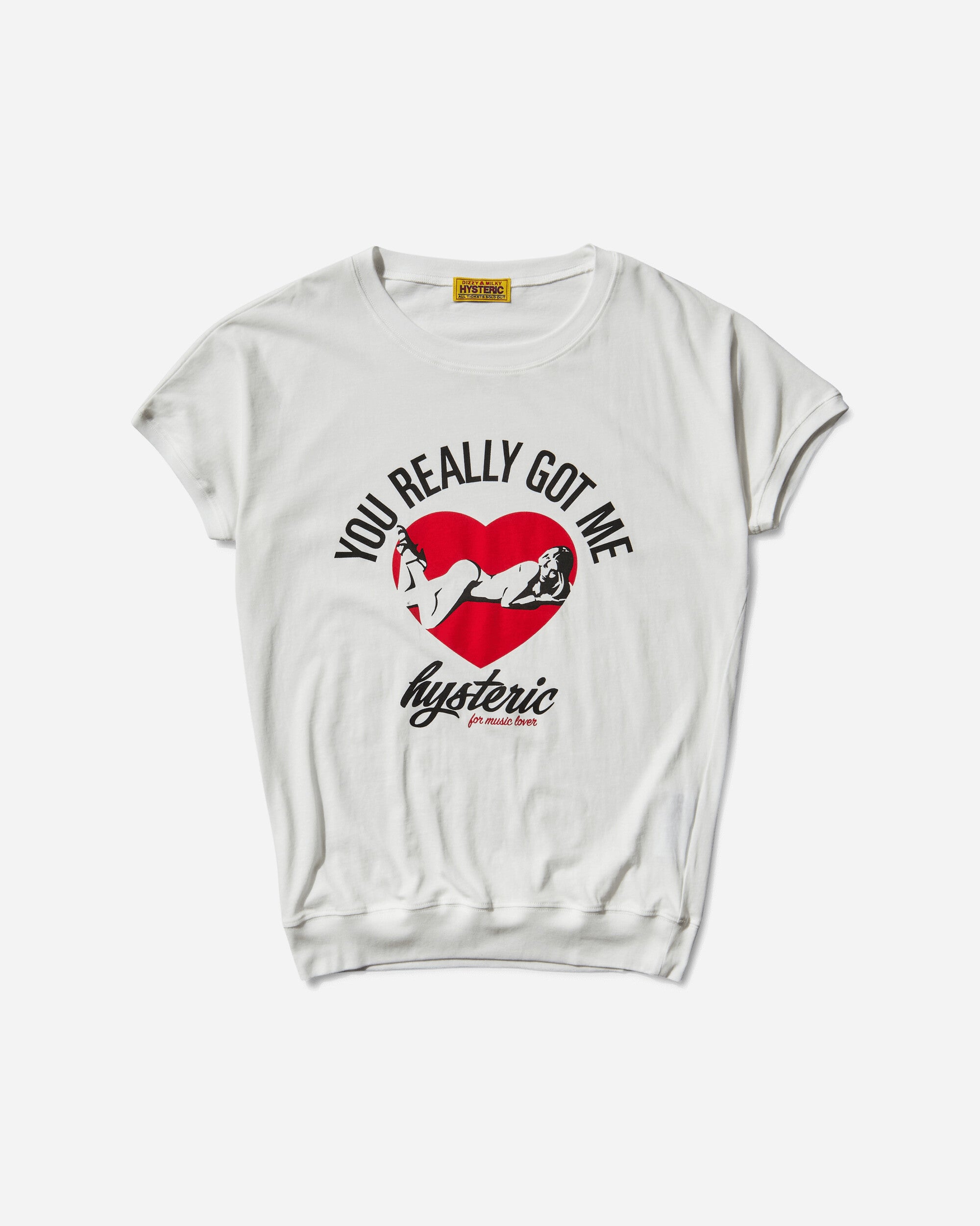 Hysteric MUSIC LOVERS Tシャツ Women's Music Lover T-Shirt White – Slam Jam®