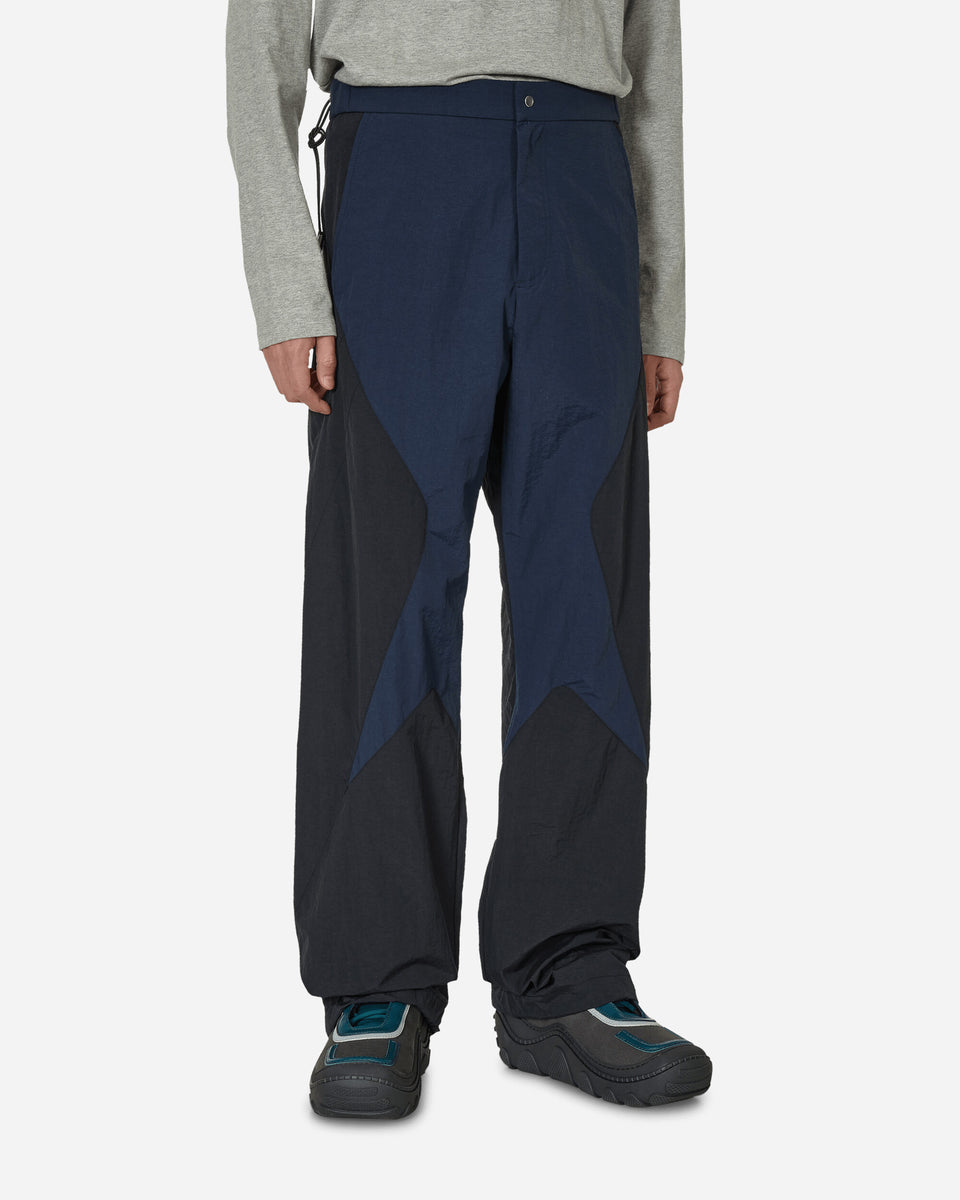 Nylon Track Pants Dark Blue