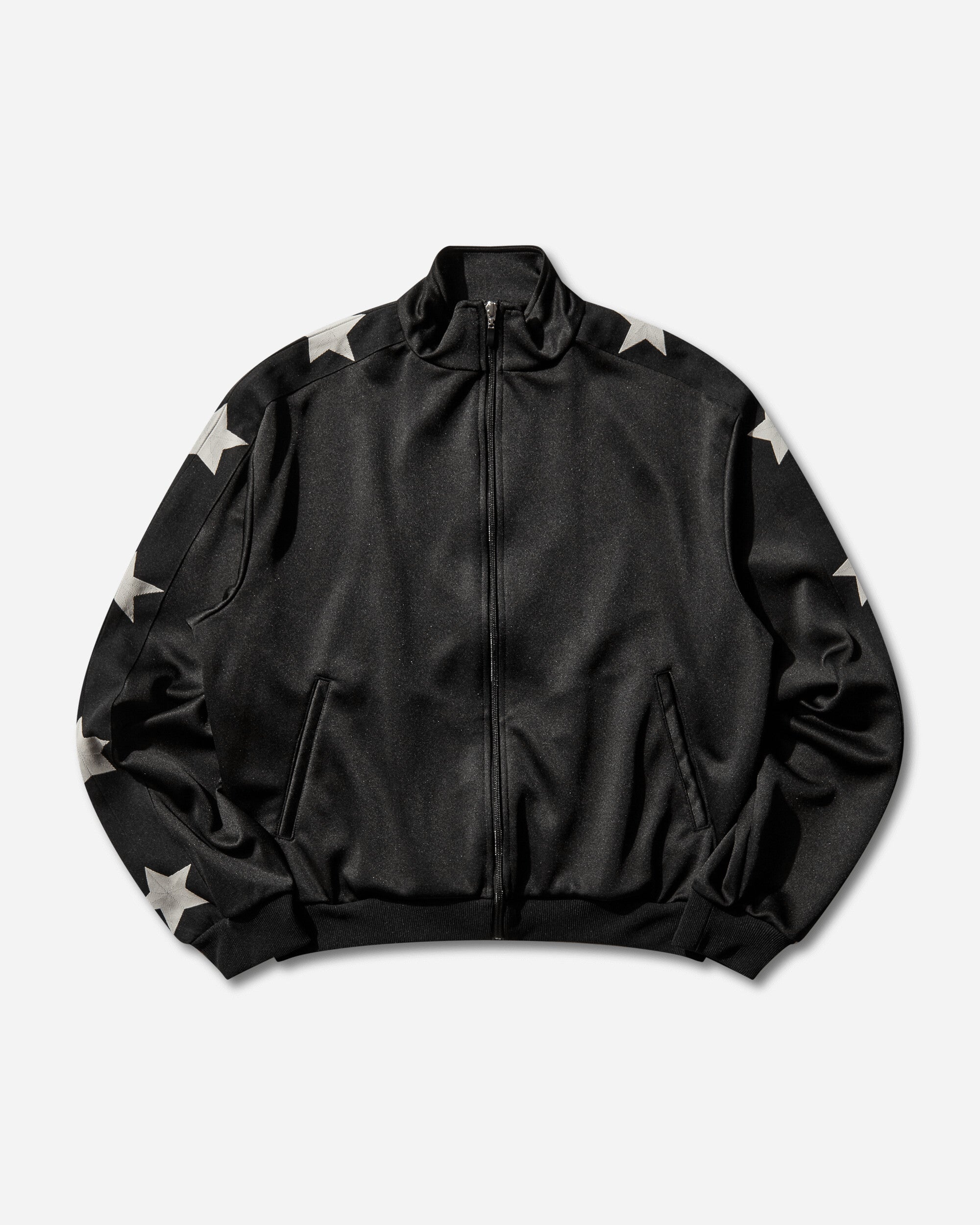 トップス &MOSS smooth touch jersey track jacket Men's Smooth Jersey Stuntman & Woman Track Jacket Black – Slam Jam®
