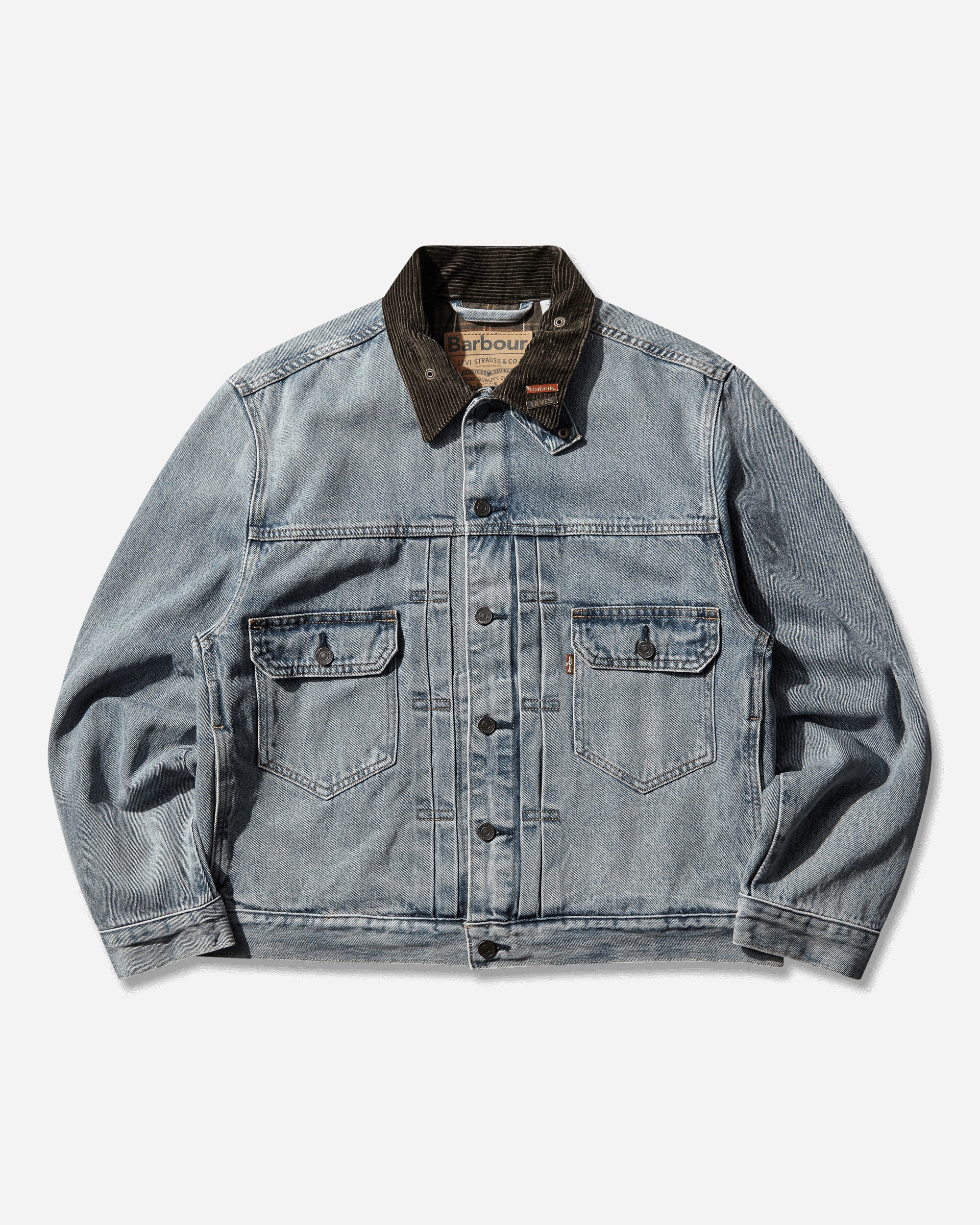 Men's Barbour Type II Trucker Jacket Blue – Slam Jam®