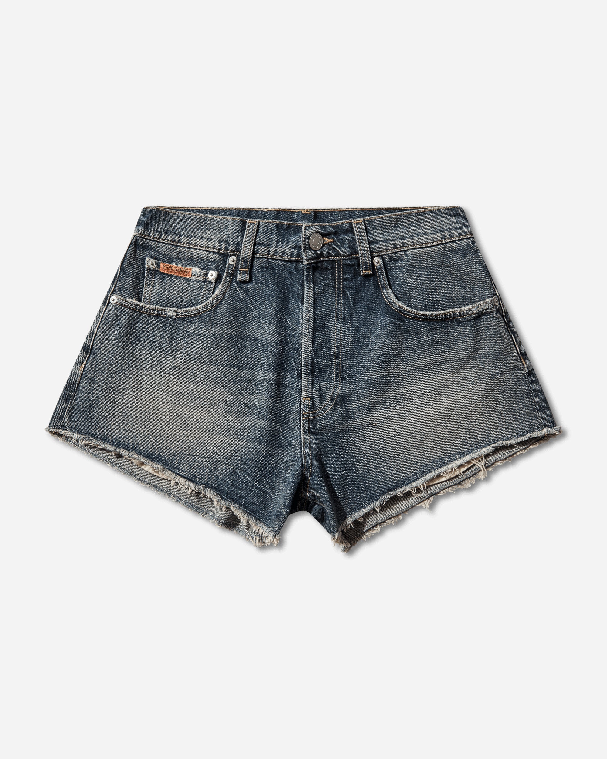 SLIM ヒョウジン・キョウコウ Short Shorts Blue Trucker Wash – Slam Jam®