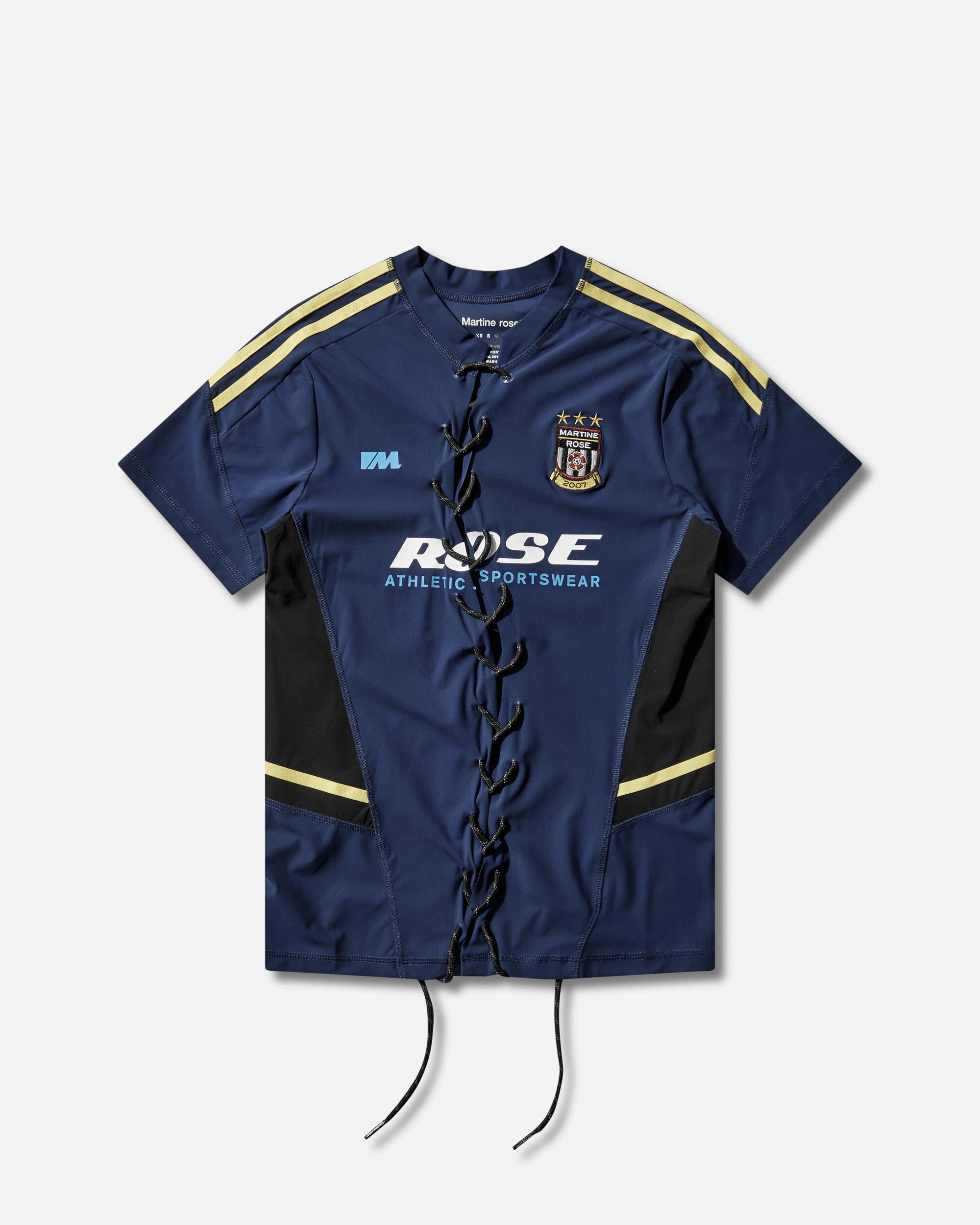 Lace Up Football Top Blue / Navy – Slam Jam®