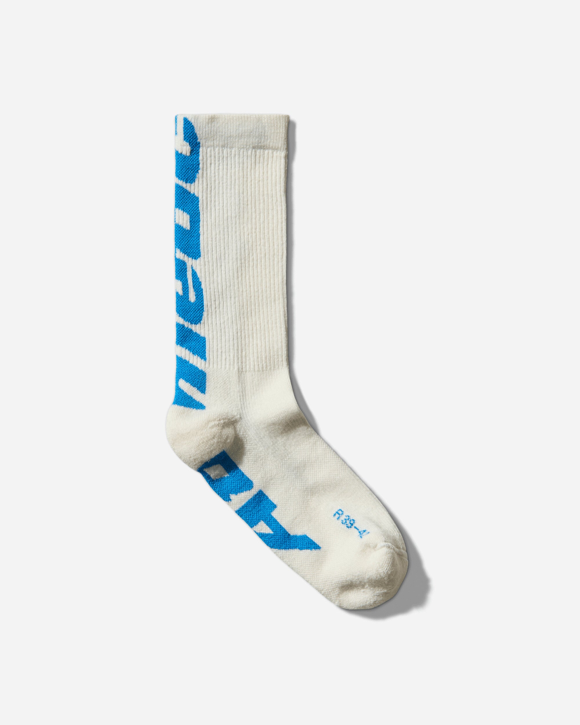 Inner Logo Socks White / Fluo Blue – Slam Jam®
