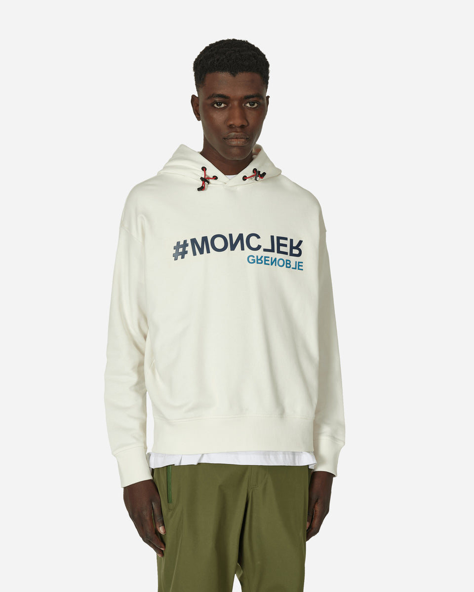 Moncler Grenoble Day Namic Hooded Sweatshirt White Slam Jam