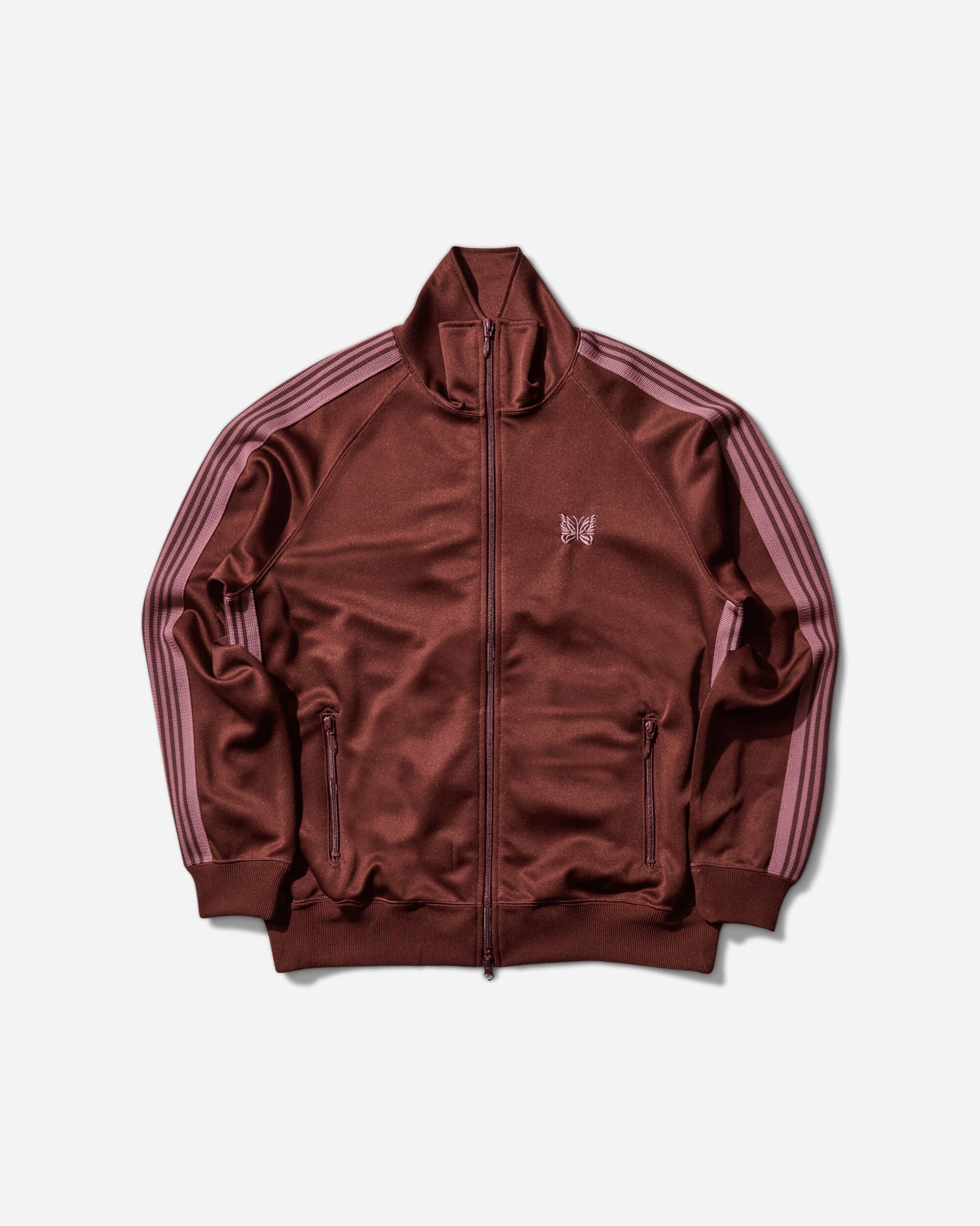 Men's Poly Smooth Track Jacket Brown – Slam Jam®