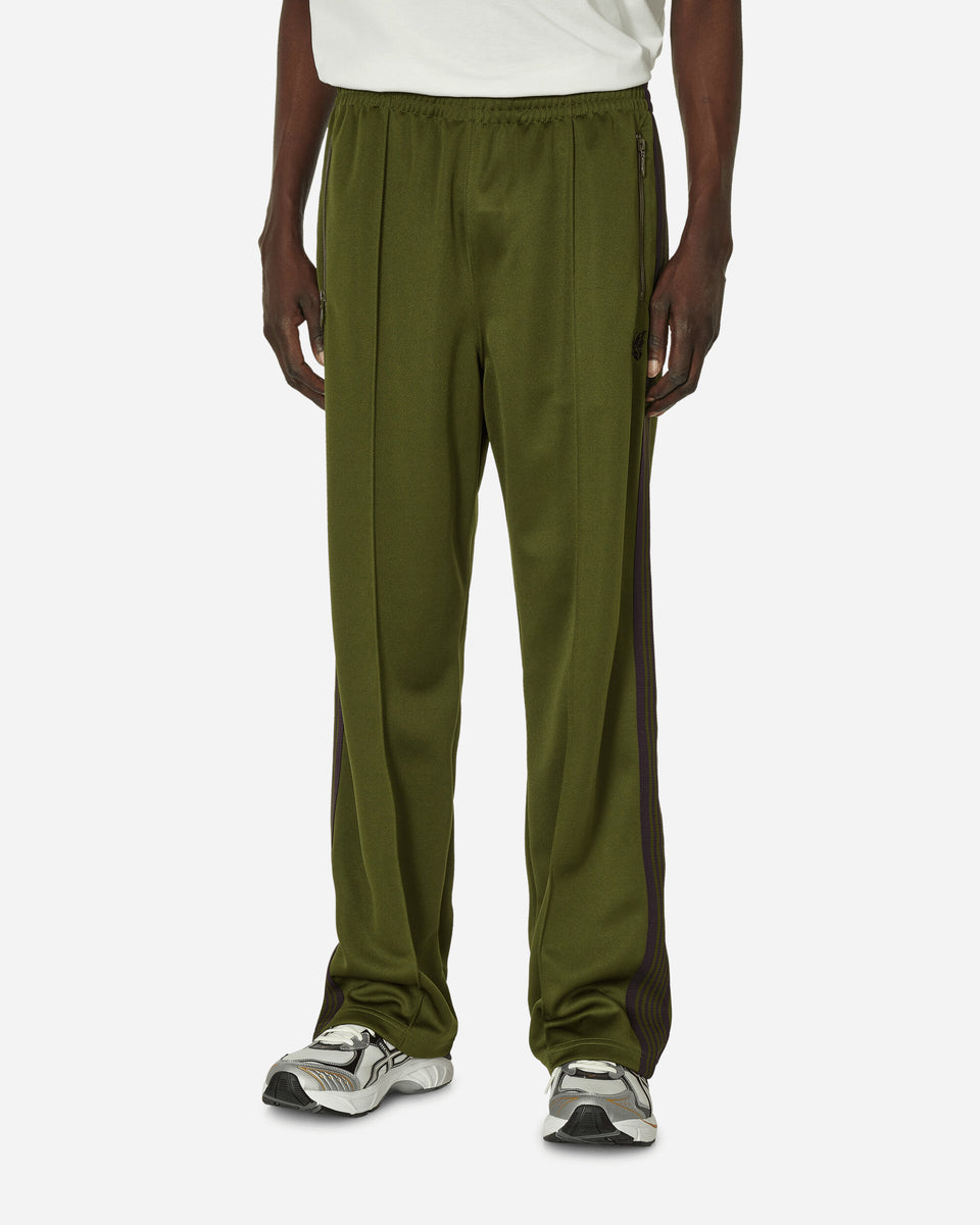 Poly Smooth Track Pants Olive