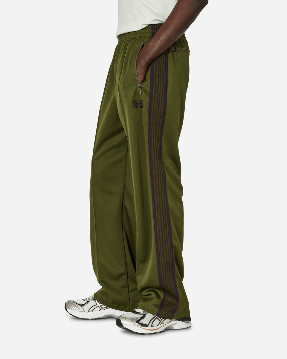 Poly Smooth Track Pants Olive