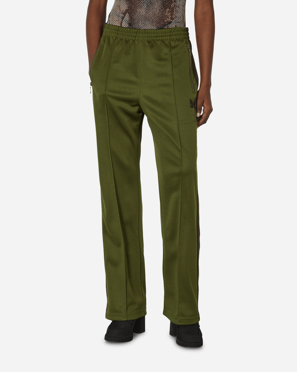 Poly Smooth Track Pants Olive