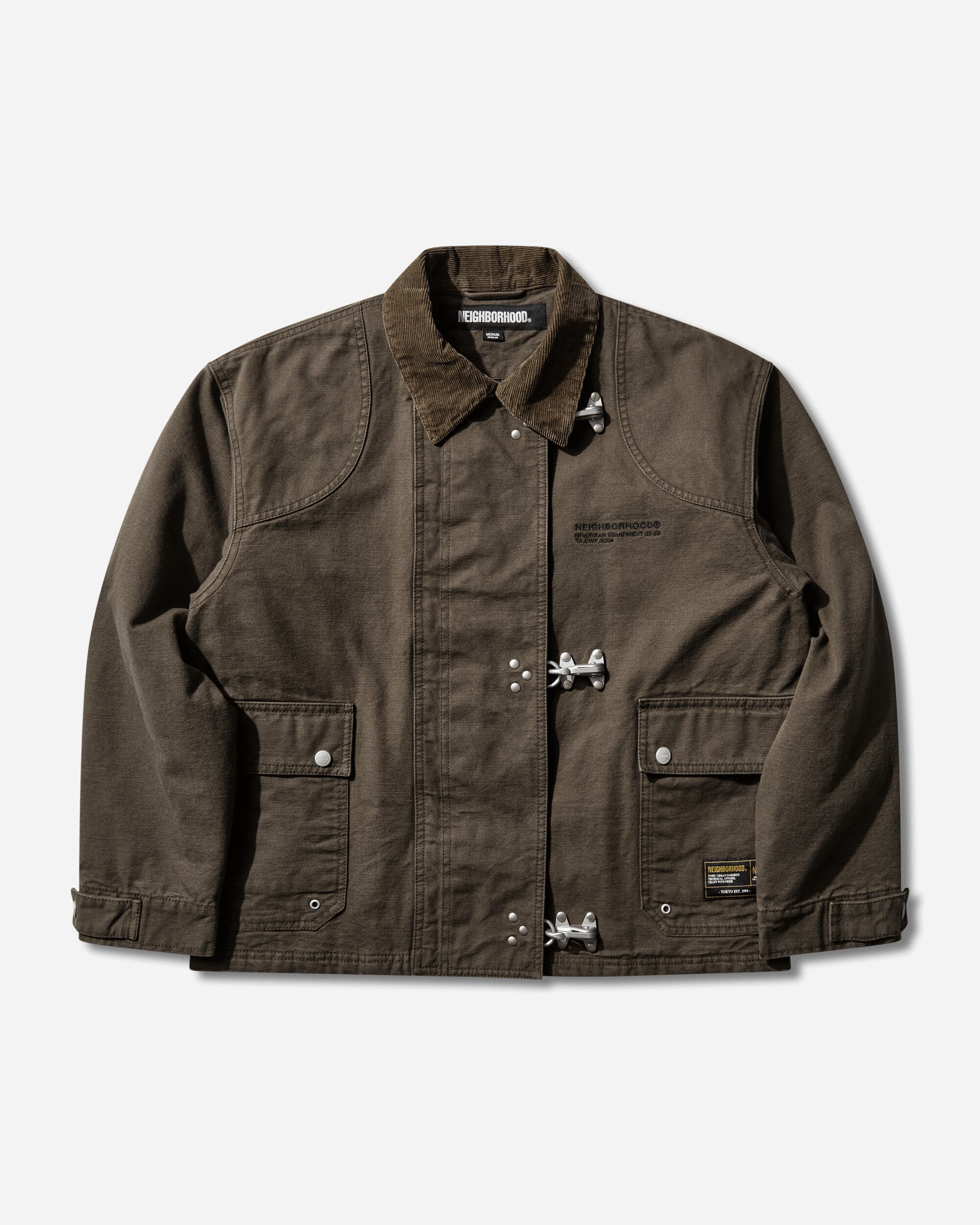 ジャケット・アウター archive grunge fireman jacket brown L Neighborhood-Clothing-