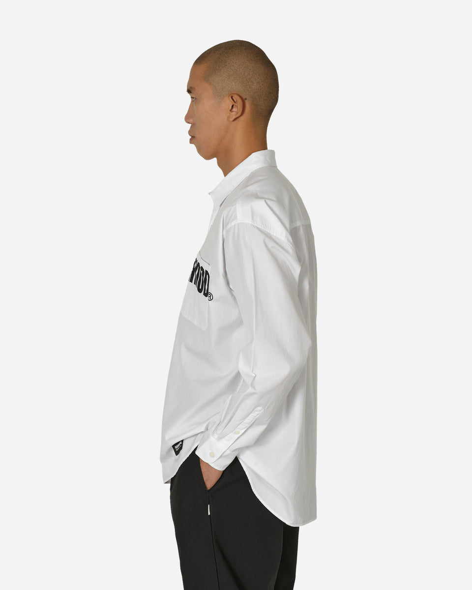 Neighborhood CI Print Longsleeve Shirt White - Slam Jam® Official