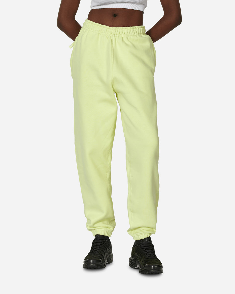 Nike neon green discount sweatpants