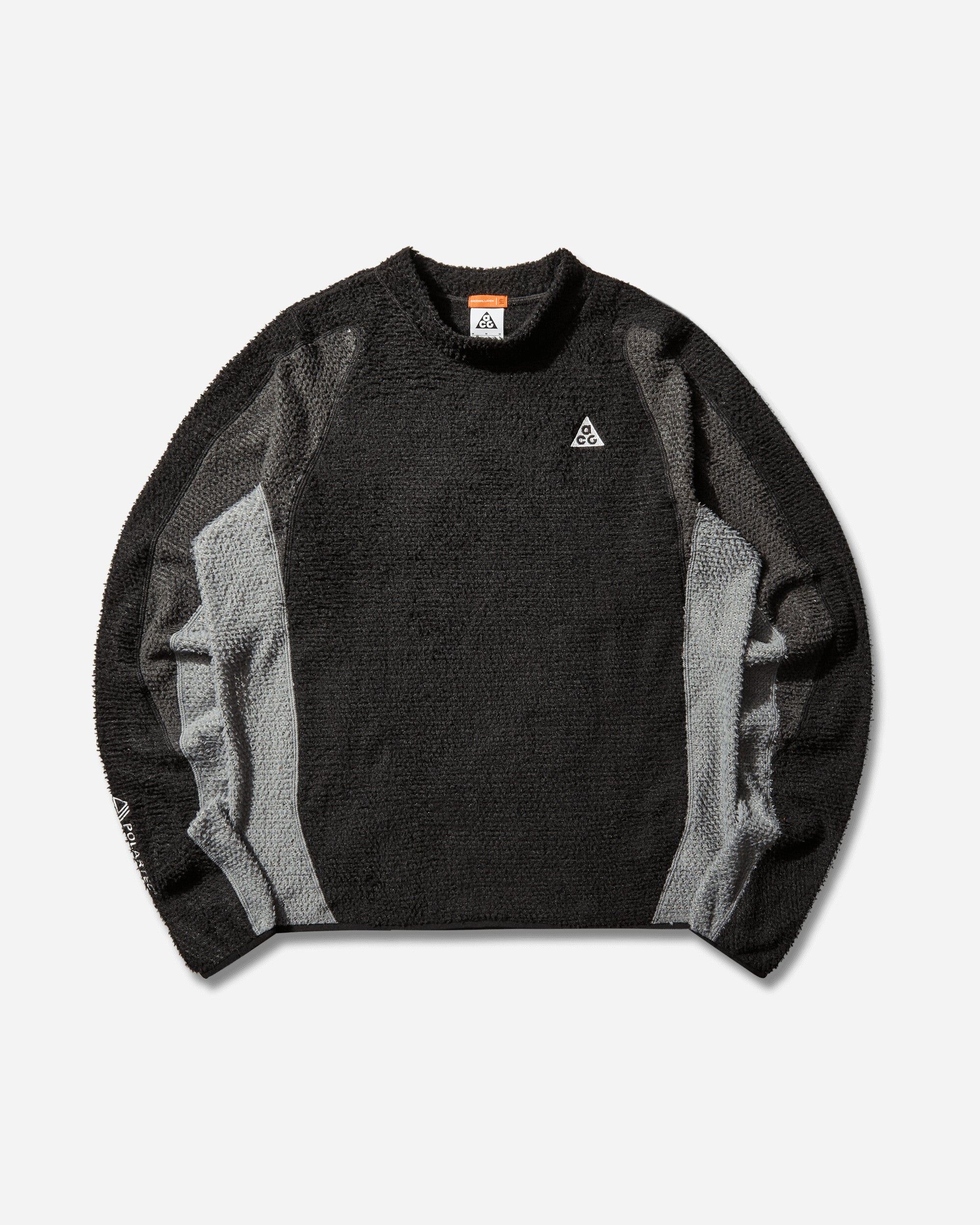 Men's ACG 'Wolf Tree' Fleece Crewneck Sweatshirt Black