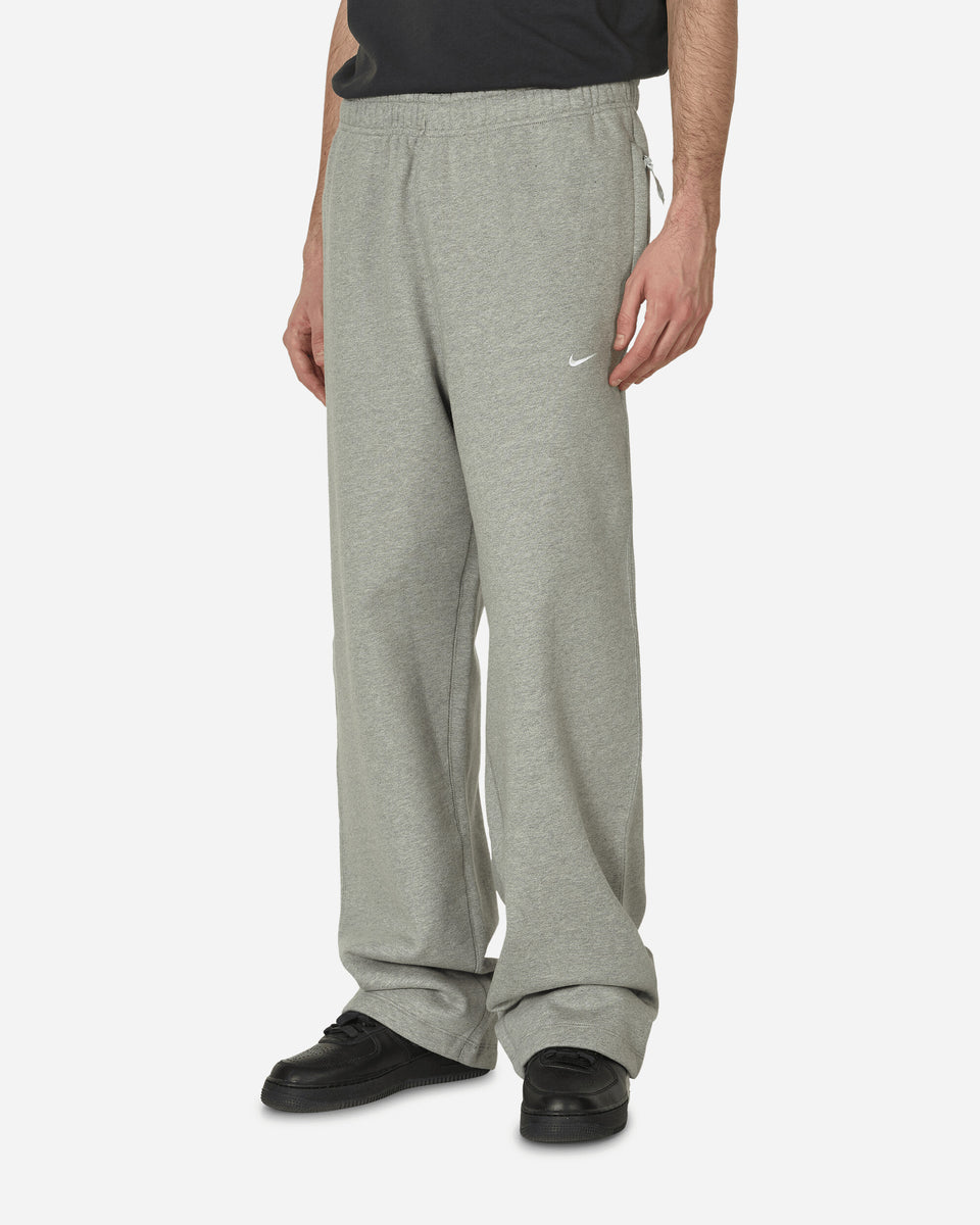 Nike Solo Swoosh Sweatpants (Straight) - Dark Heather Grey Heather