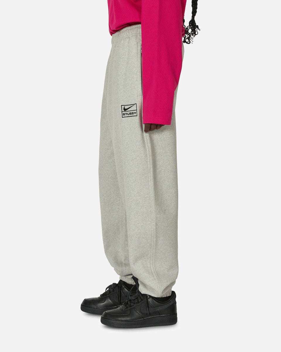 Nike Stüssy Fleece Pants Grey Heather - Slam Jam® Official Store