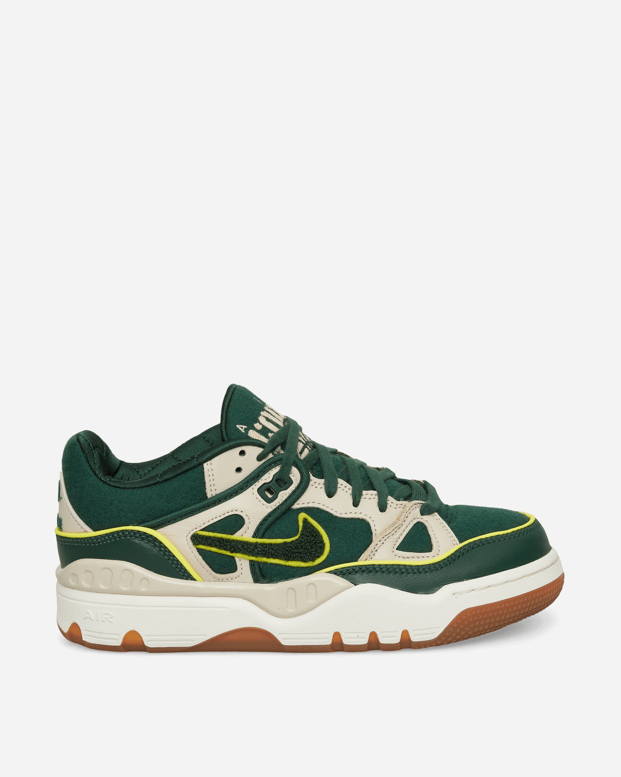 NIGO Air Force 3 Low Sneakers Forest Green / Oatmeal – Slam Jam®