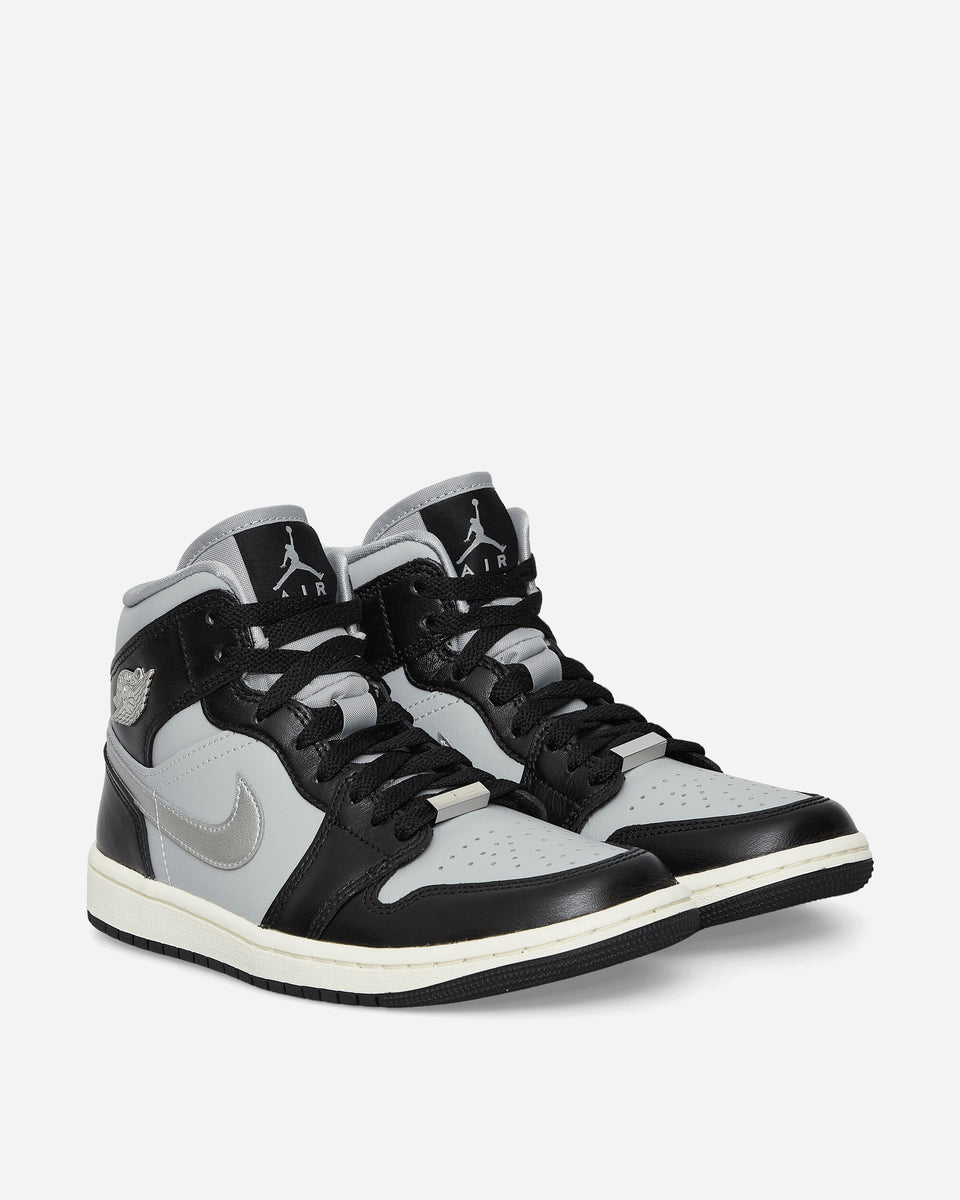Nike Jordan WMNS Air Jordan 1 Mid SE Sneakers Black / Light Smoke Grey