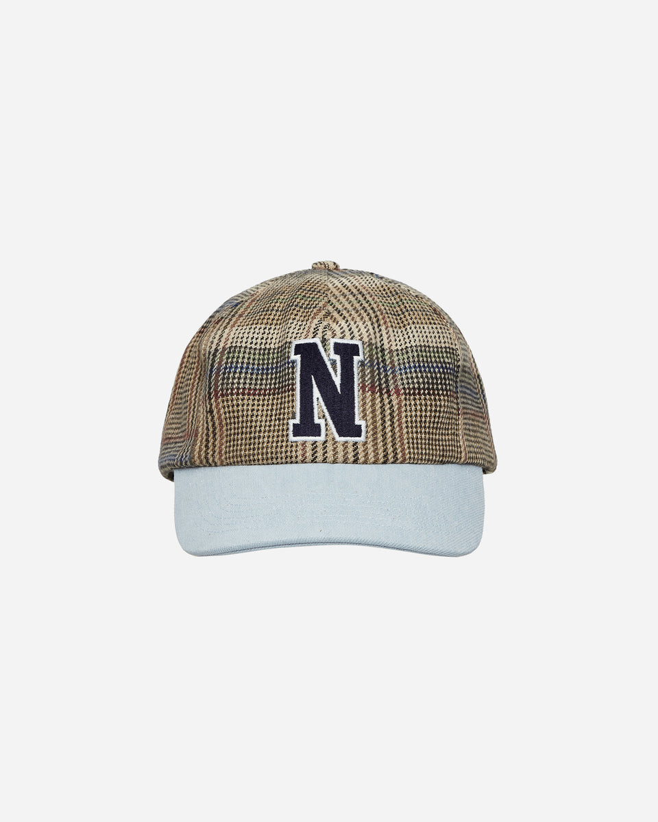 Noah Plaid Crown 5-Panel Cap Tan - Slam Jam® Official Store