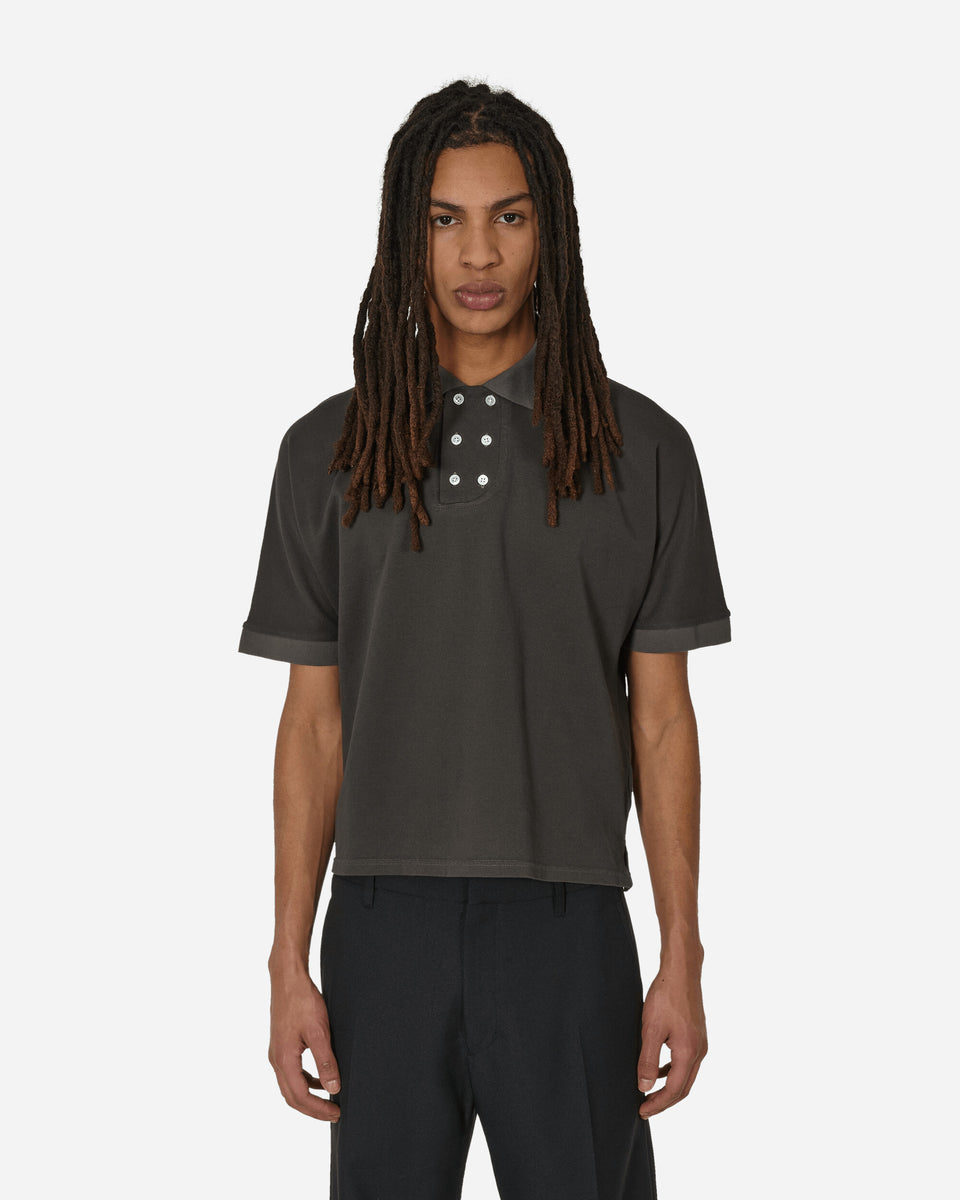 Double Polo Shirt Ink Black